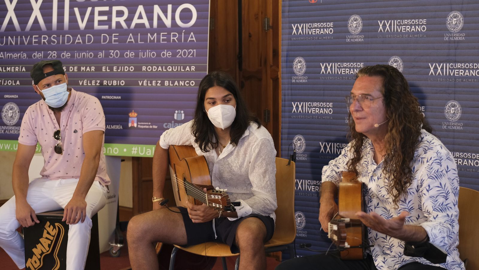 Fotogalería curso de guitarra flamenca de Tomatito. Almería