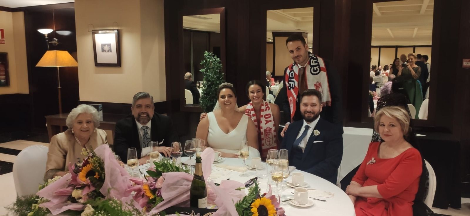 Los novios vivieron un día especial por partida doble, al igual que sus familiares.