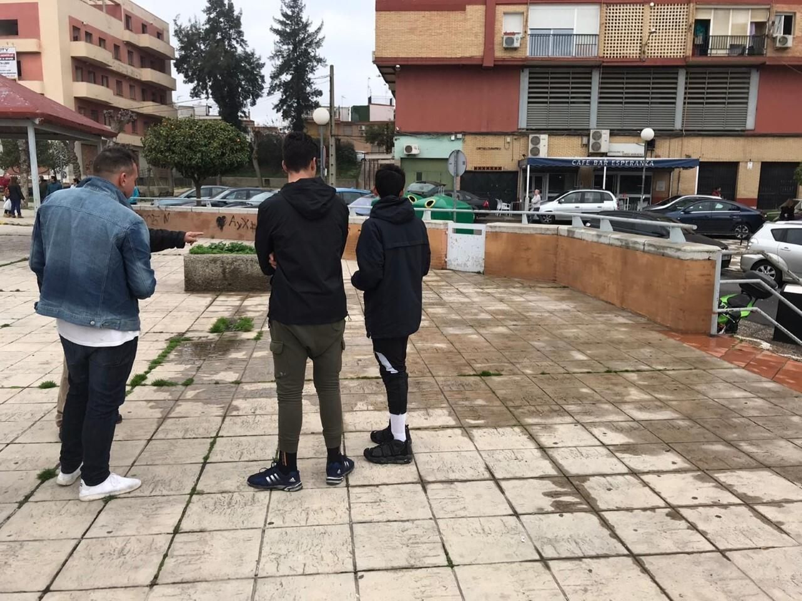 Lugar en el que apareció una mujer asesinada en San Juan de Aznalfarache.