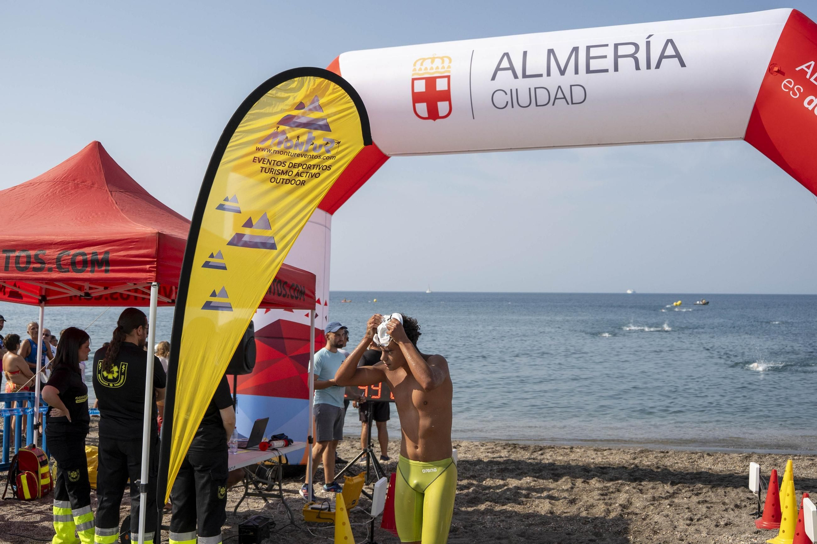 Travesía a nado Carlos Tejada de Almería