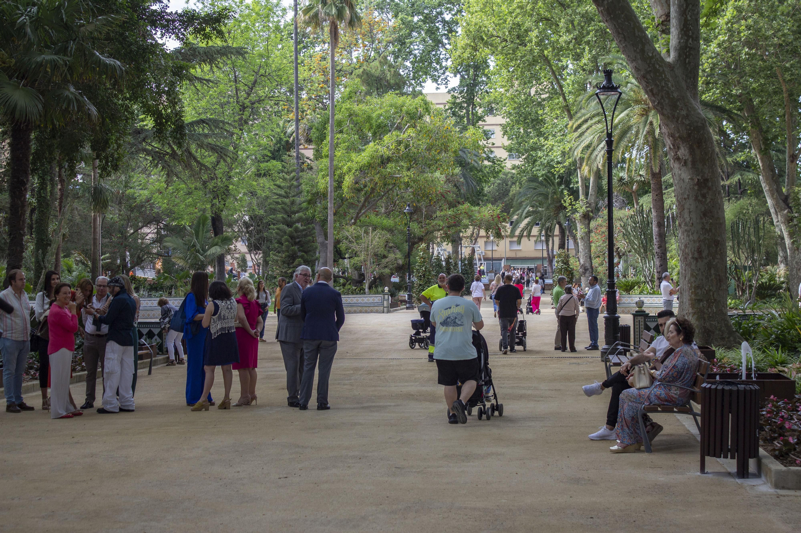 Fotos de la apertura del Parque María Cristina en Algeciras
