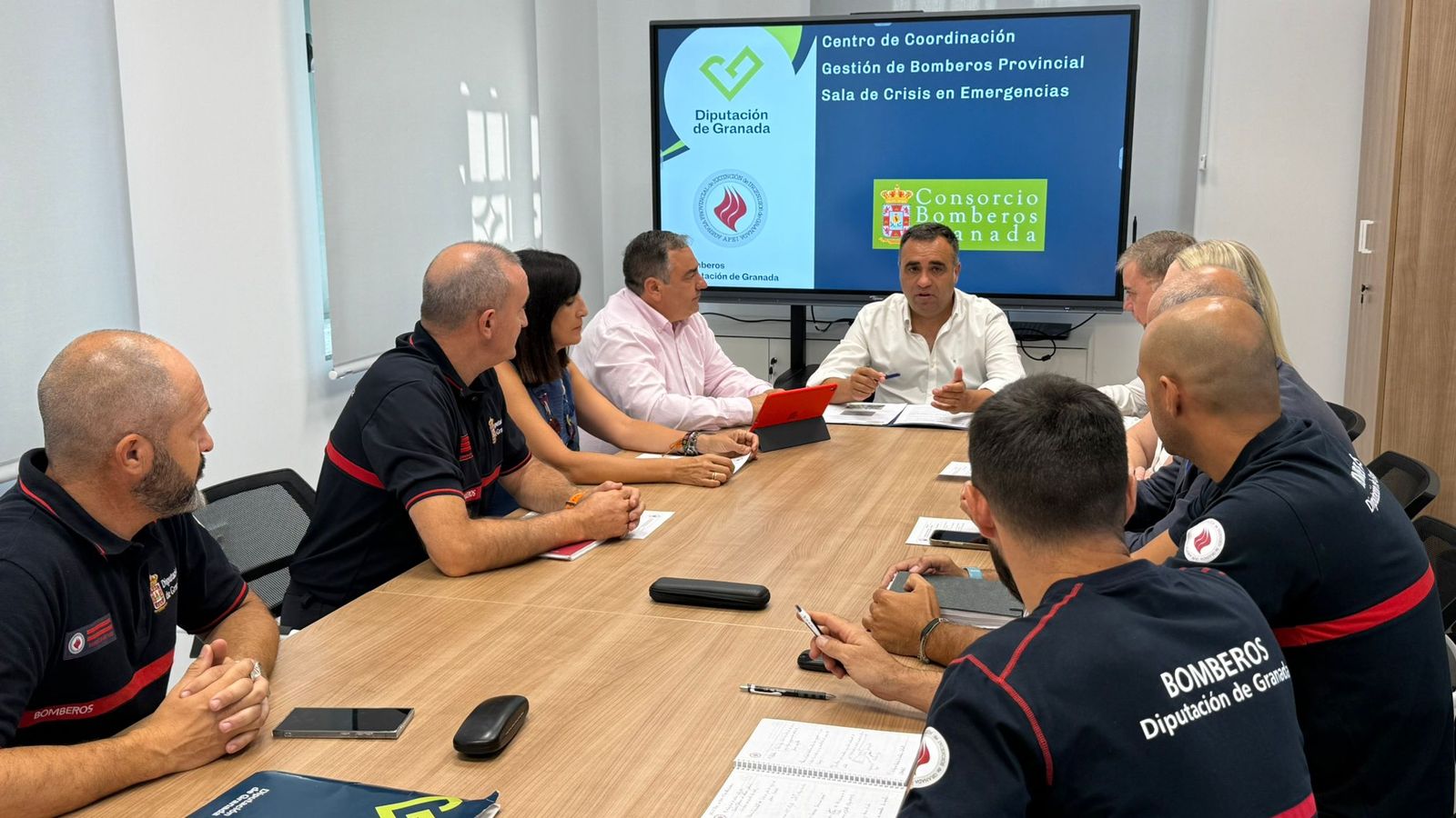 Visita al nuevo centro de coordinación.