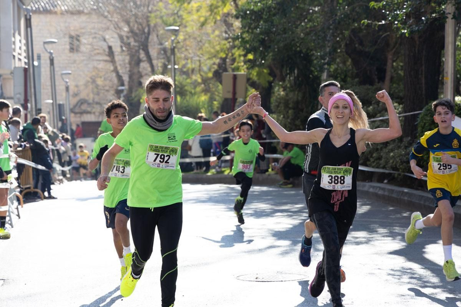 Deporte y solidaridad se unen en la IV Carrera Popular IES San Juan Bosco, en imágenes