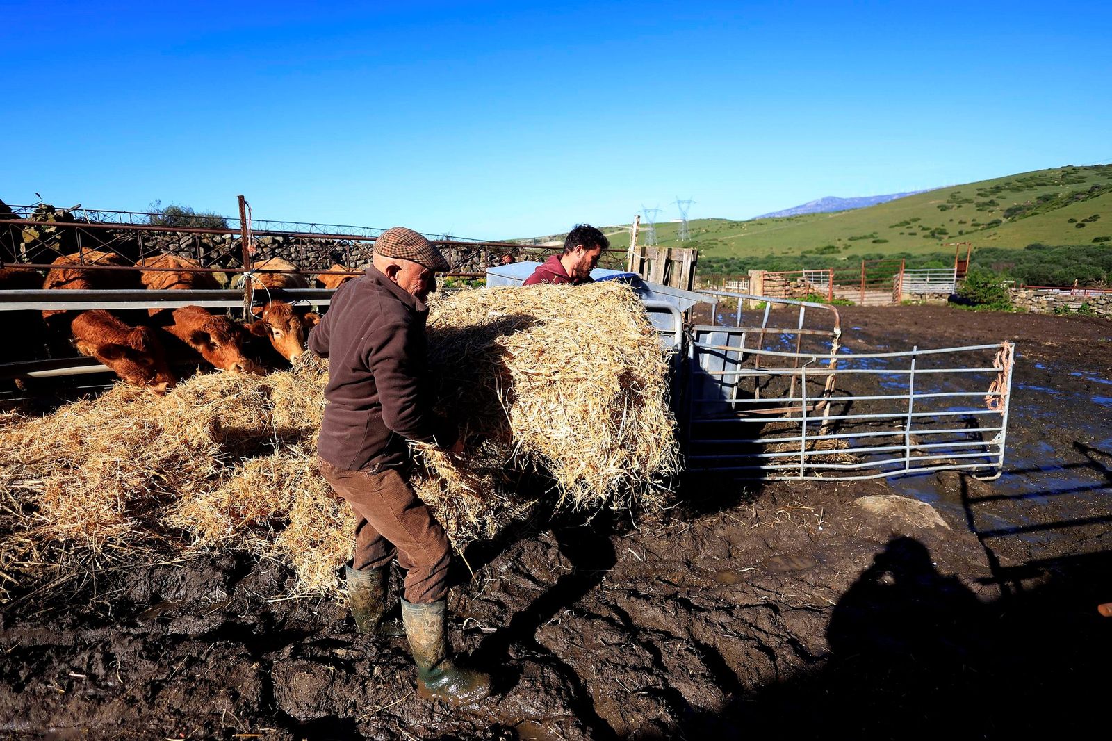 Luis Benítez y su hijo Luis.