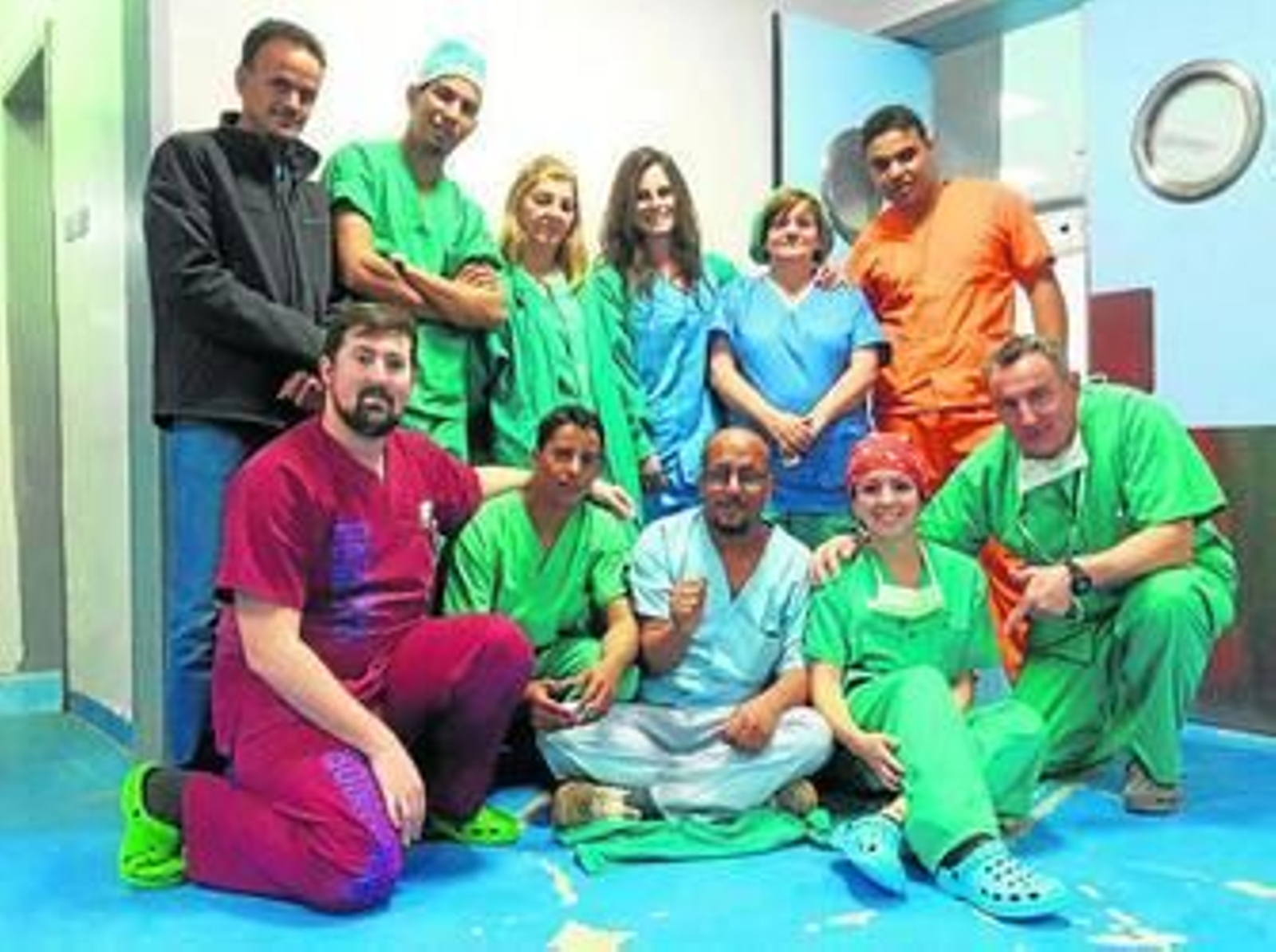 Los profesionales que han tomado parte en la misión humanitaria en los campamentos de Tindouf.