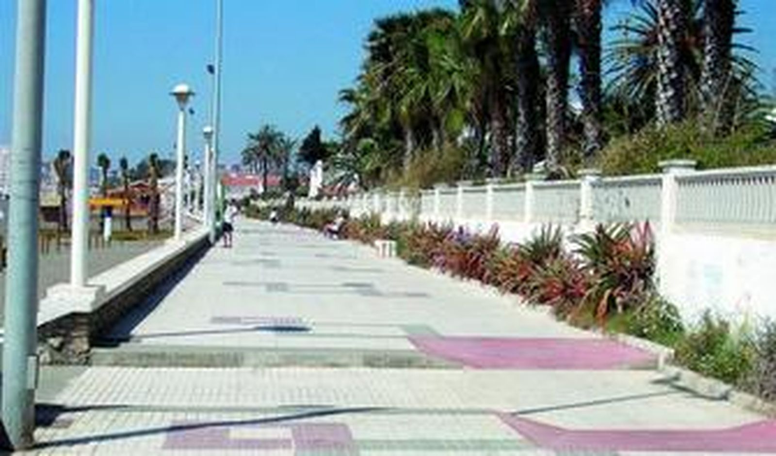 Imagen del actual trazado del paseo marítimo.