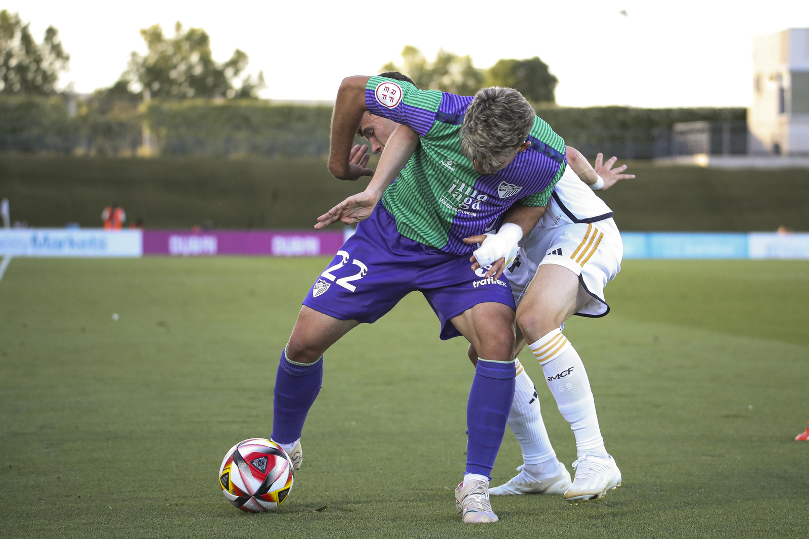 El Málaga CF-Real Madrid Castilla, en fotos