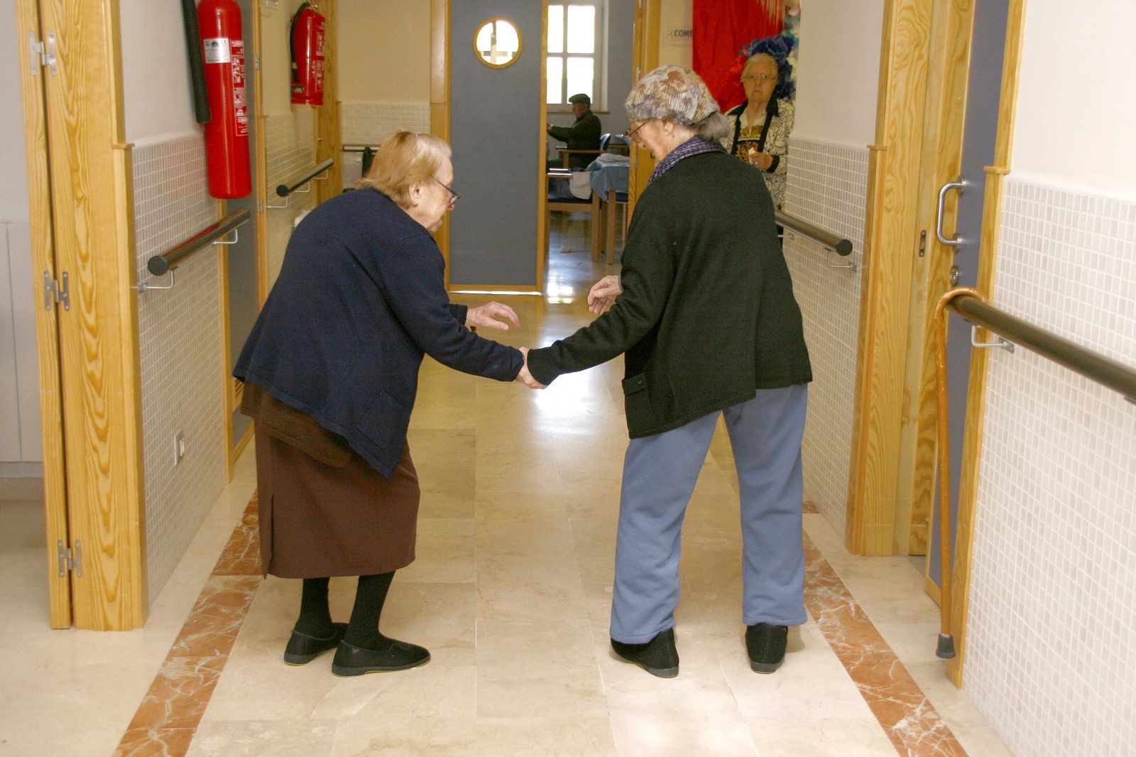 Personas mayores en una residencia de la provincia de Almería.
