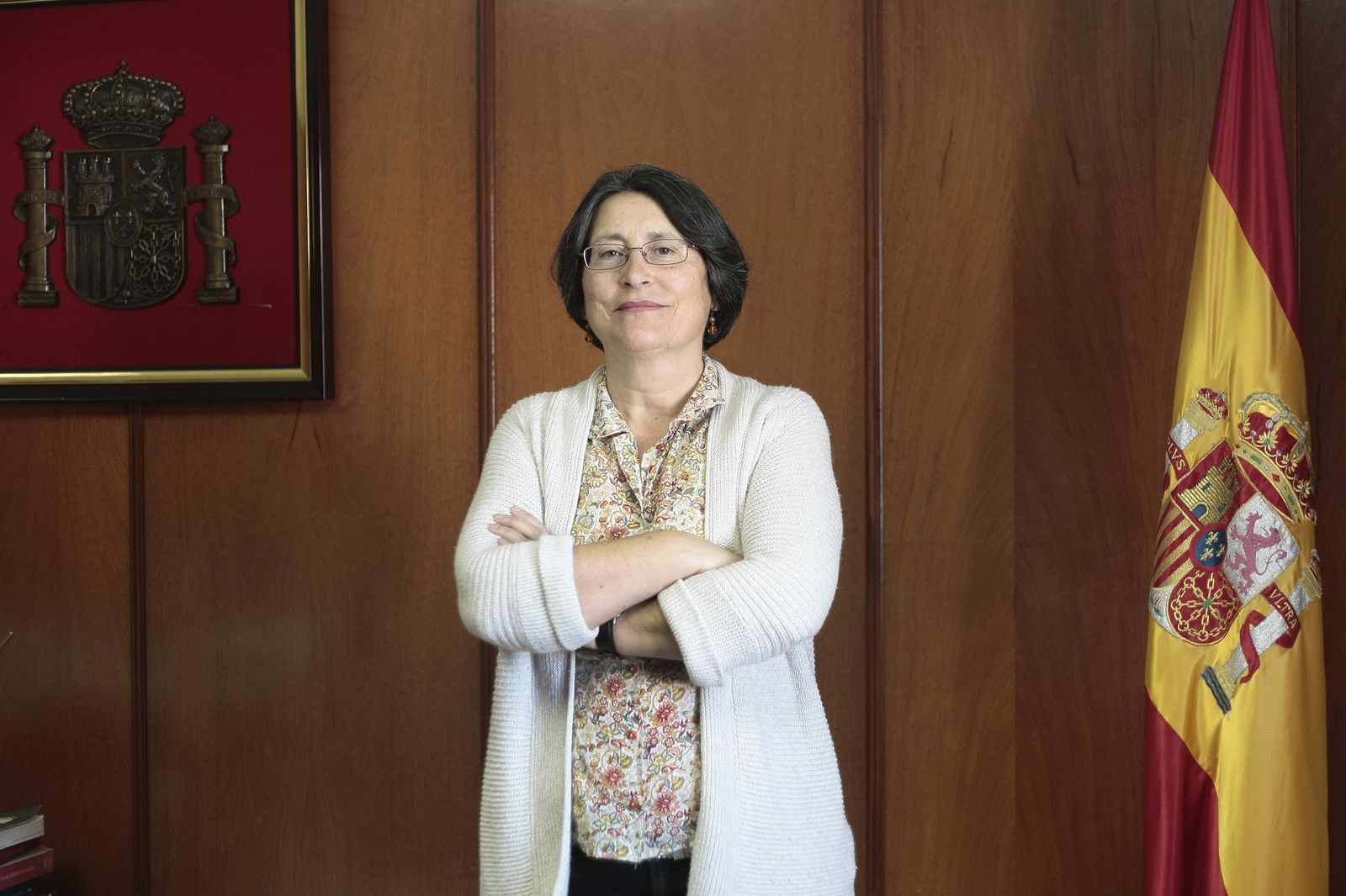 Ángeles Ayuso, fiscal jefe de Cádiz, en su despacho de la Audiencia Provincial.