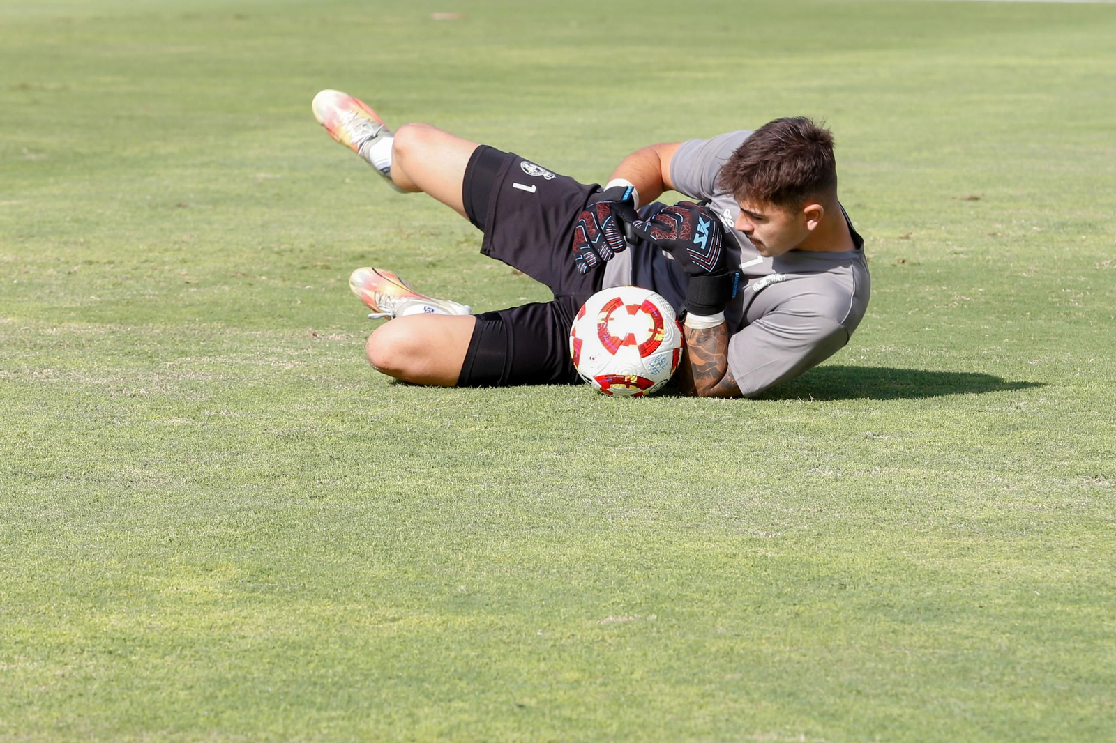 Las fotos del entrenamiento de la Balona previo al partido con el San Fernando