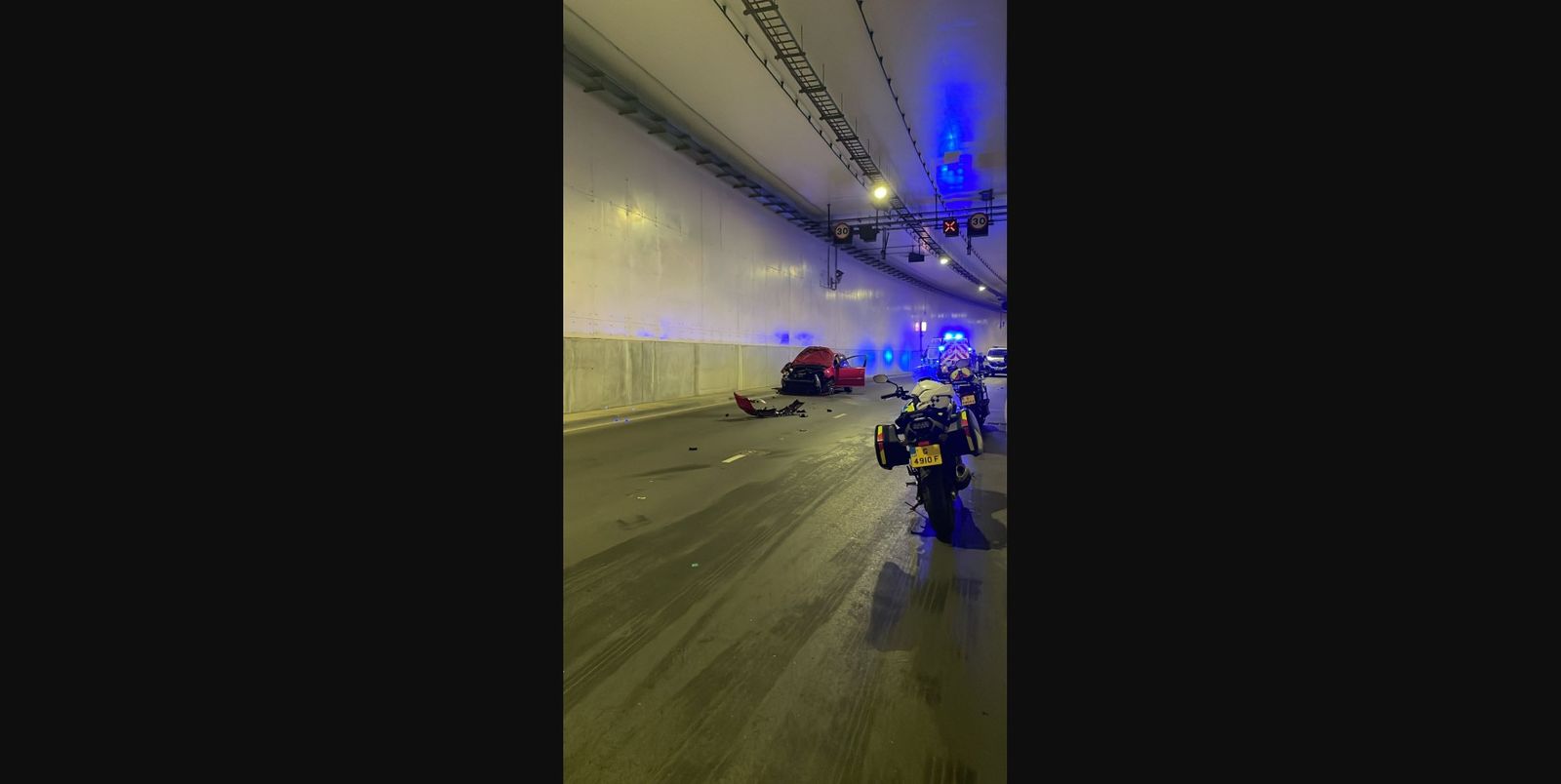 Accidente en Gibraltar.