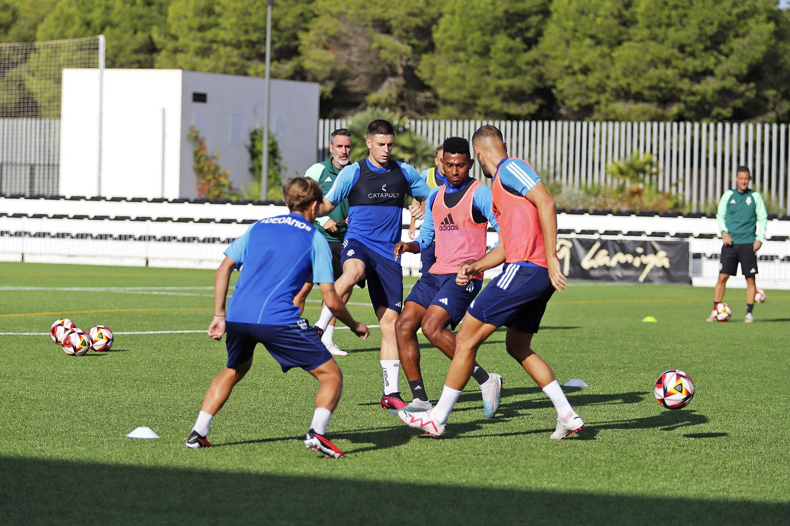 Imágenes del entrenamiento del Recreativo de Huelva