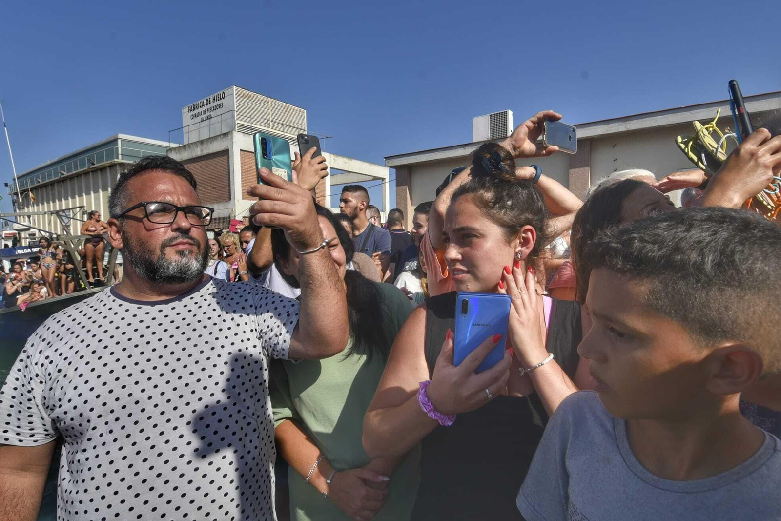 Las fotos de la procesión de la Virgen del Carmen en La Línea