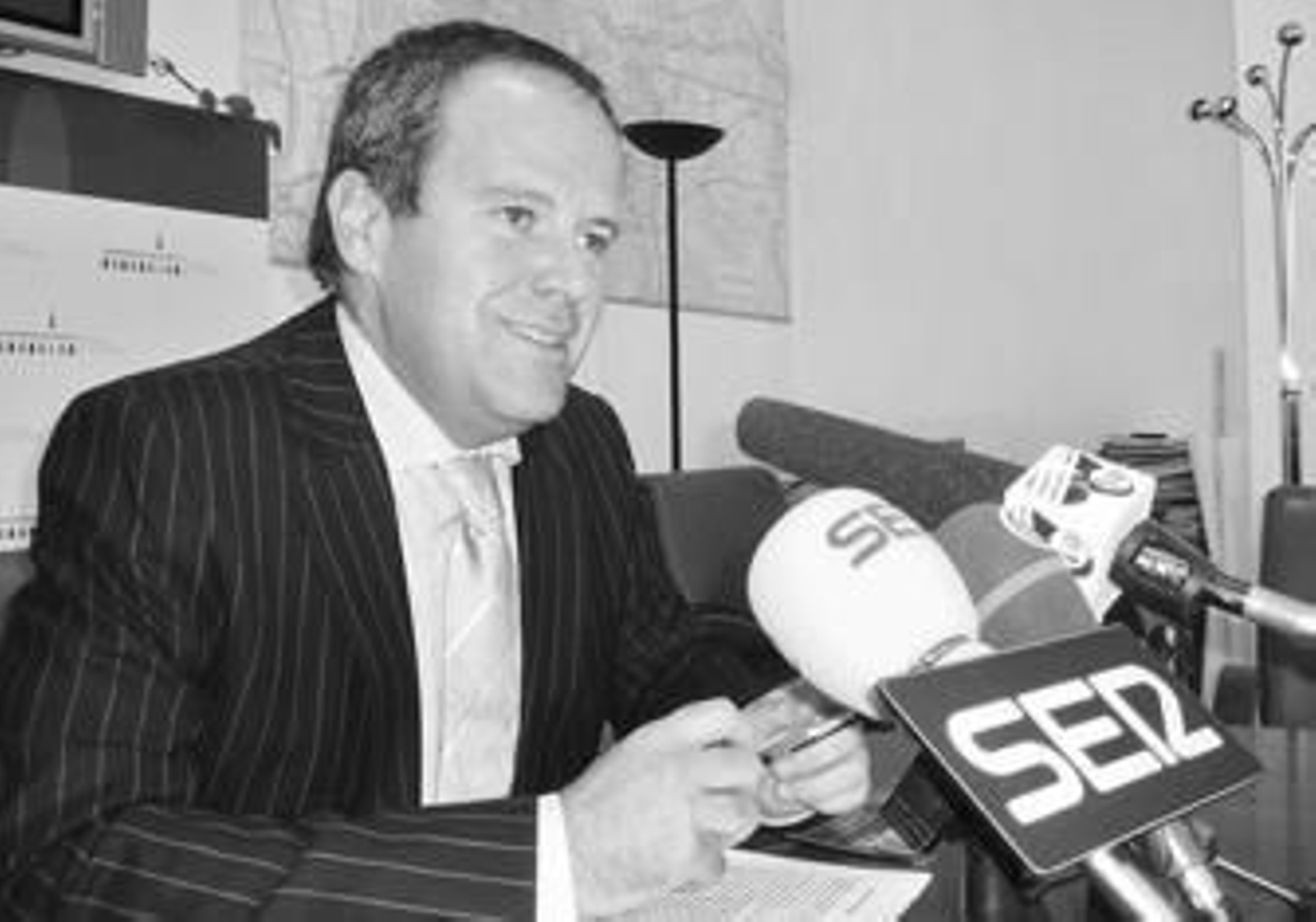 Francisco de Paula Algar, durante su comparecencia de ayer.