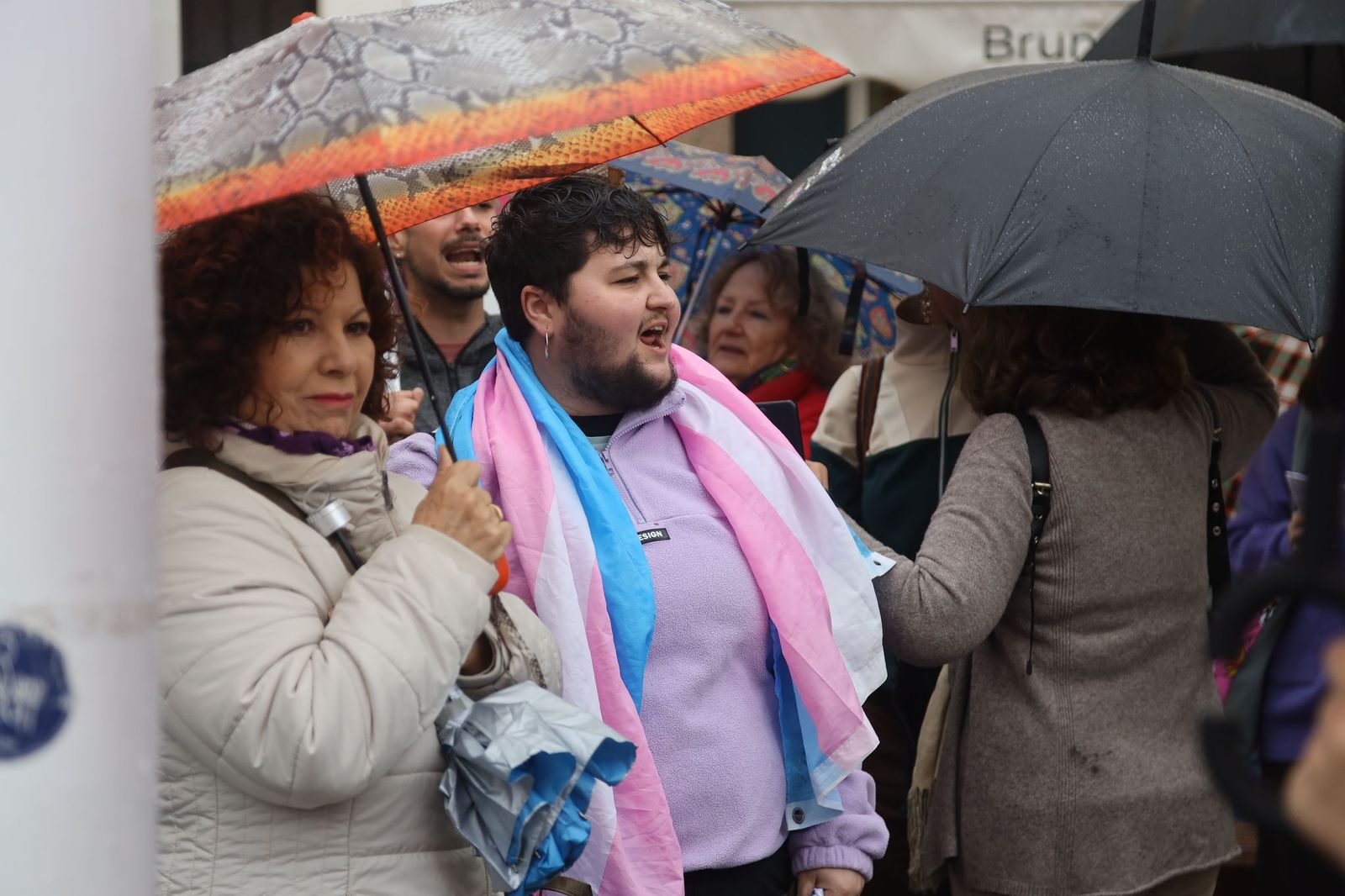 Así ha sido la concentración contra la violencia machista en Málaga