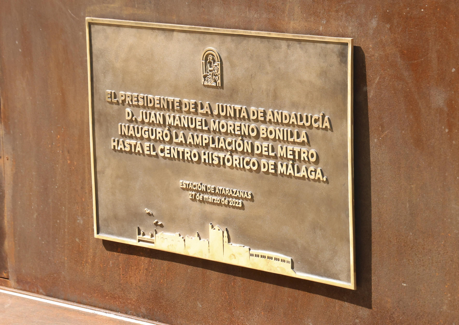 Las fotos de la inauguración del Metro al centro de Málaga