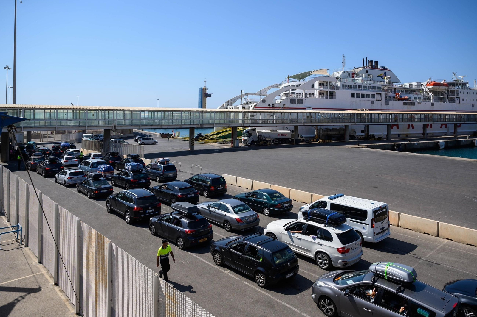 El Puerto de Almería durante la OPE 2024.