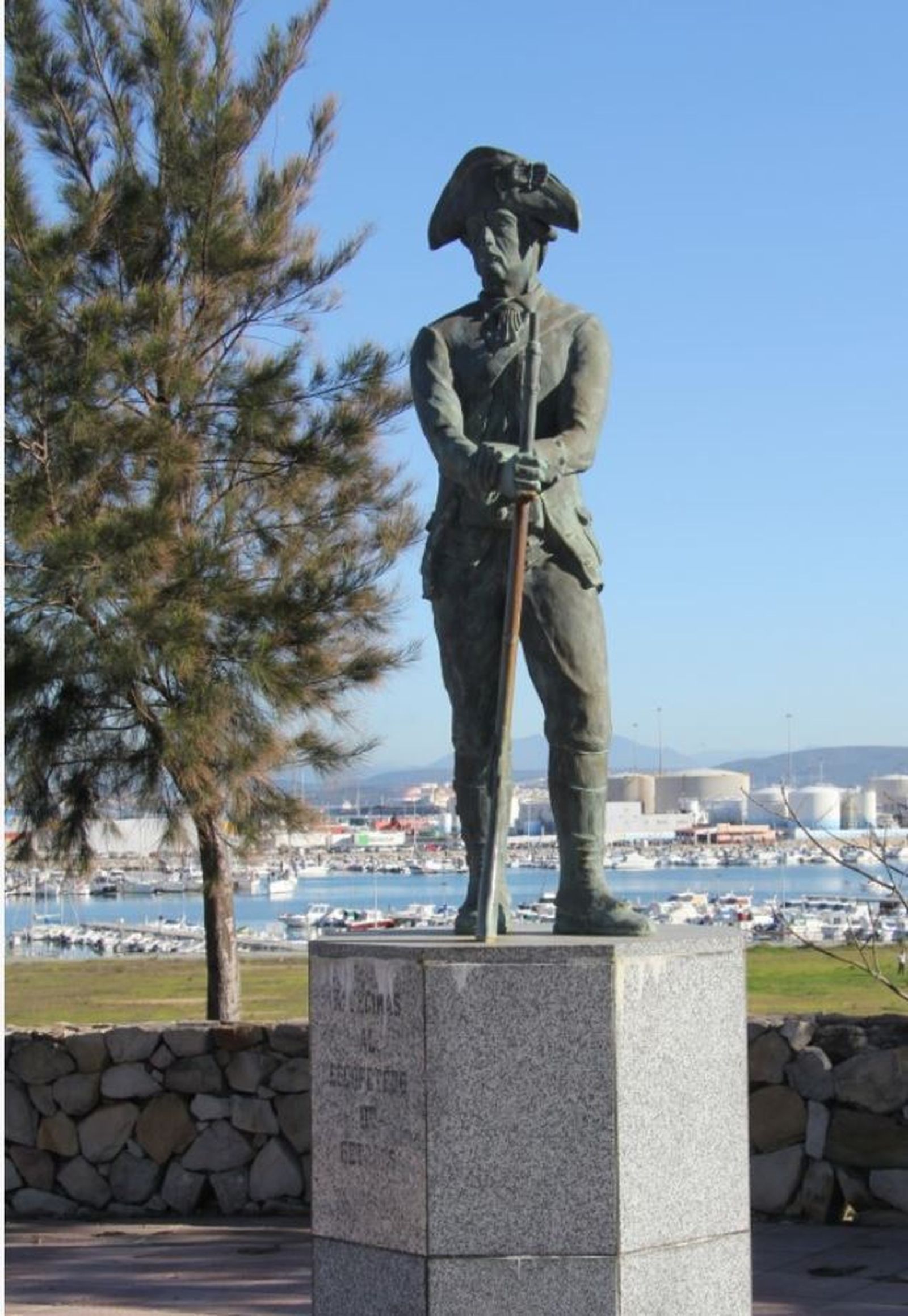 Escopeteros, escultura de Gómez de Avellaneda