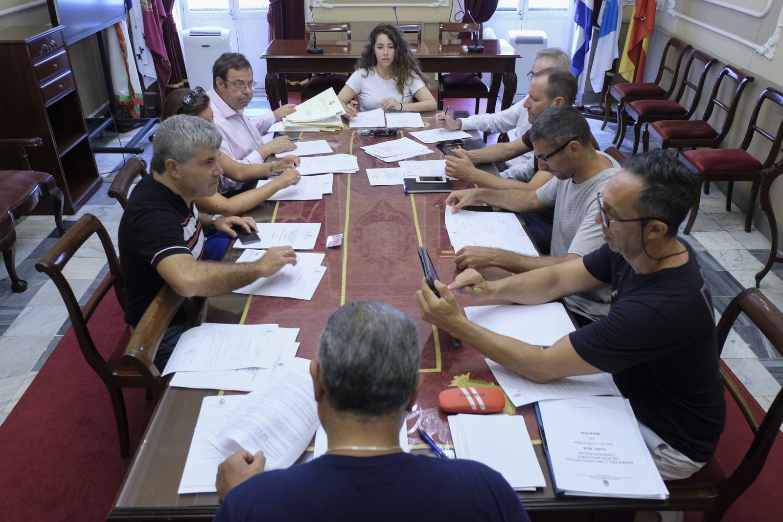 Una imagen de la reunión.