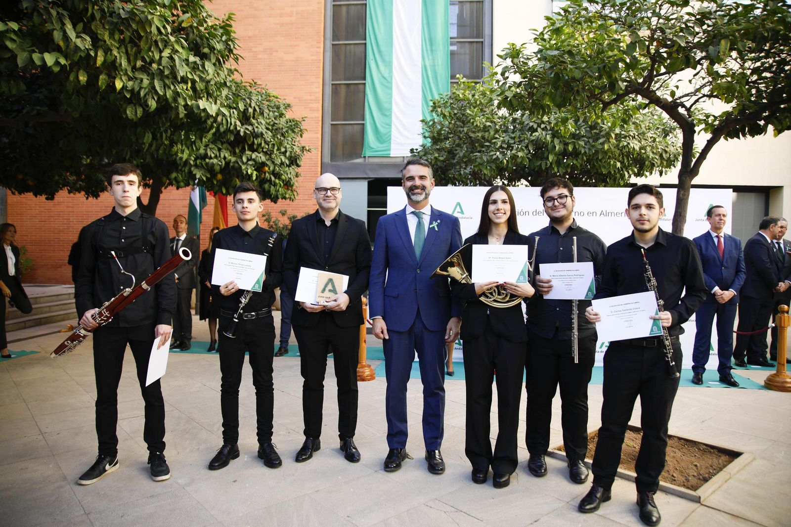 El día de la bandera de Andalucía celebrado en Almería, en imágenes