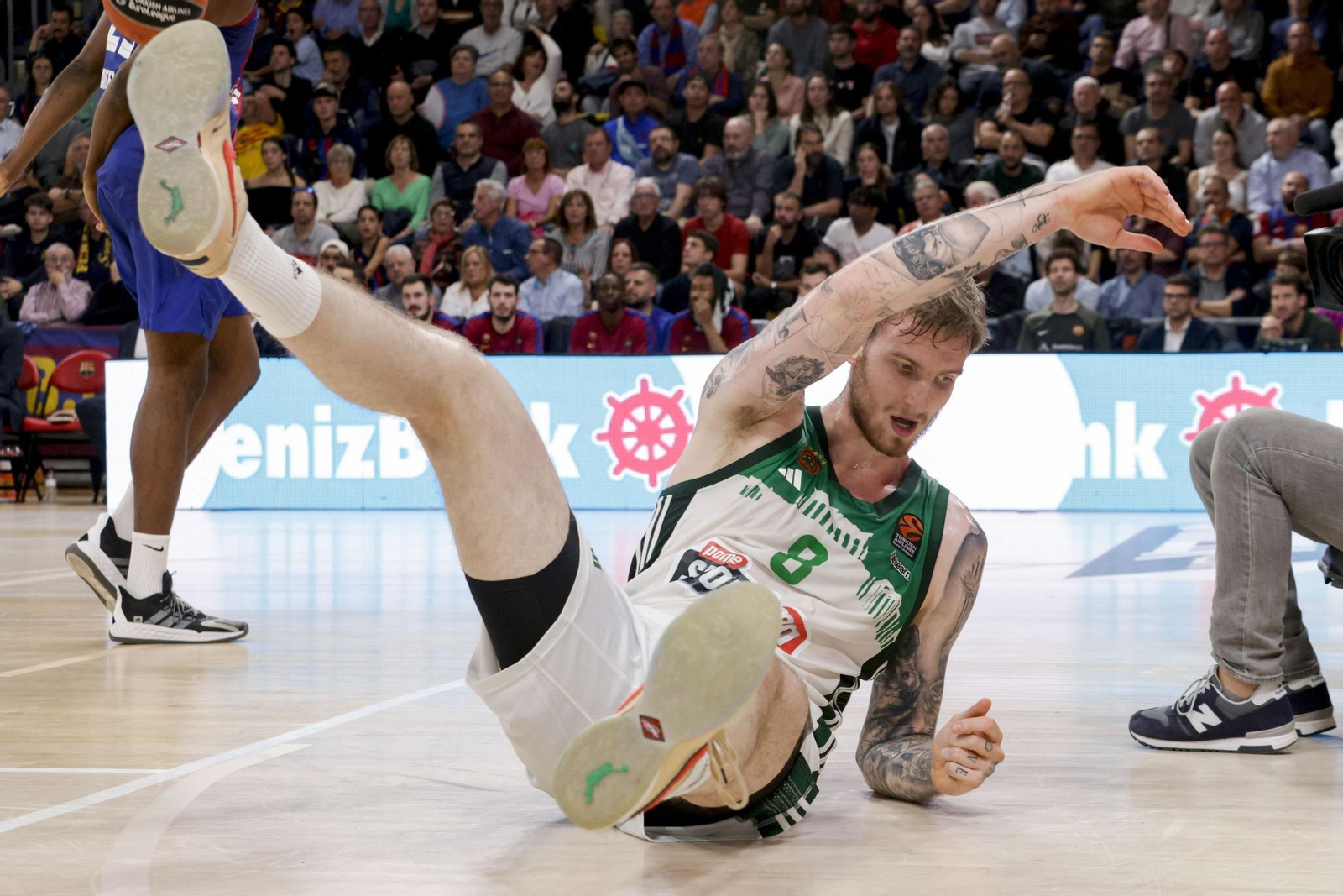 Olek Balcerowski, en el Palau Blaugrana.