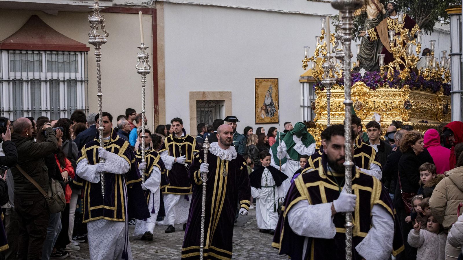 En imágenes, El Huerto de San Fernando fue la única hermandad del Martes Santo