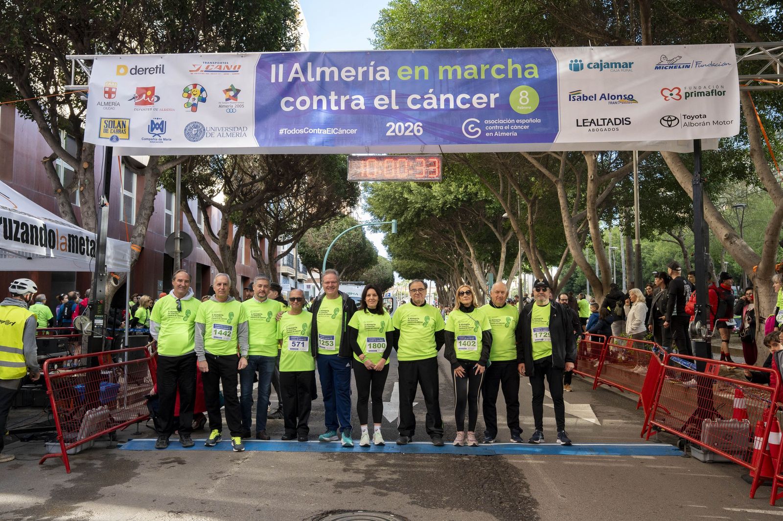 Almería corre unida contra el cáncer en una jornada solidaria