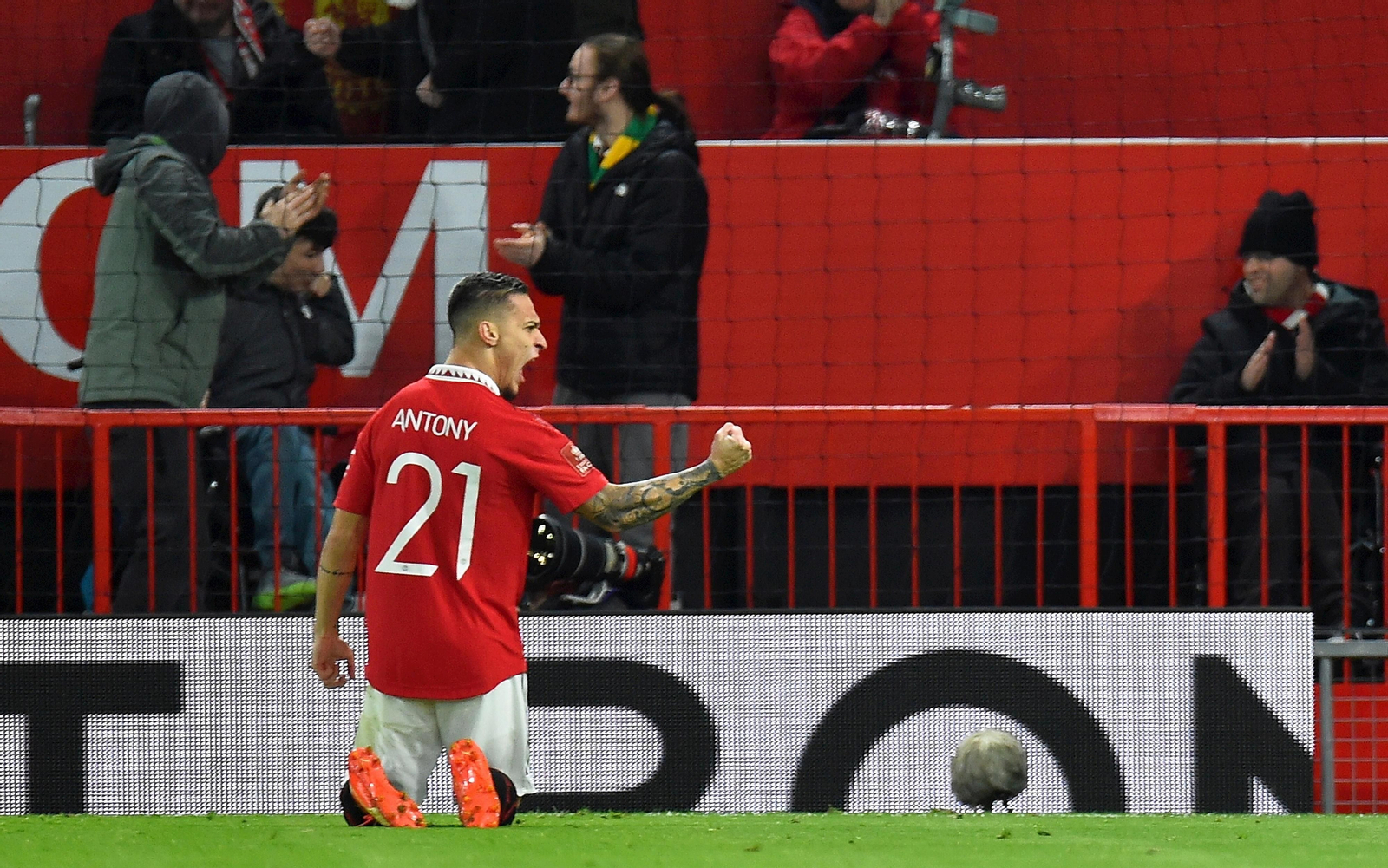 El brasileño Antony, una de las estrellas del Manchester United.