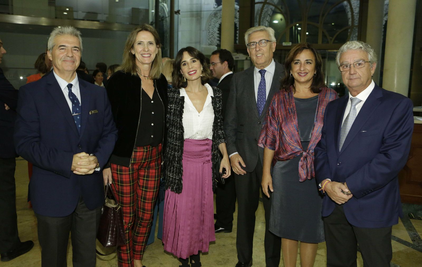Manuel Barrientos, Berta Pascual, Isabel Aguilar, Alfredo Haya, Carmen Herrera y Obdulio Rodríguez Armijo.