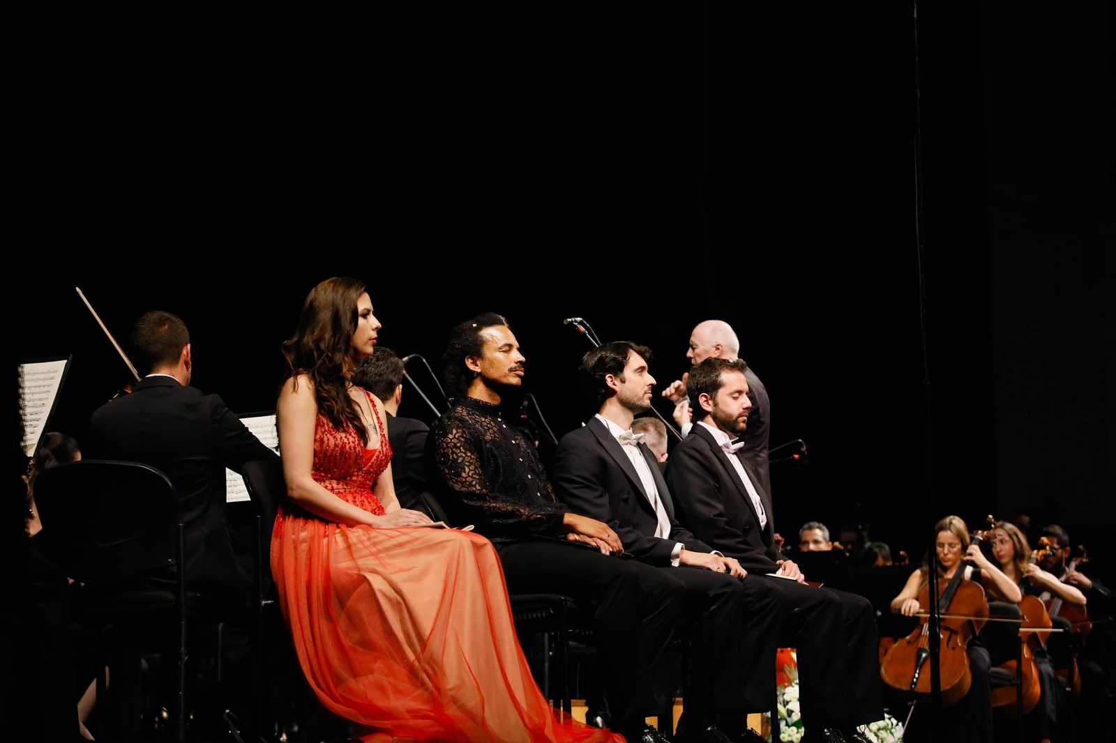 Imágenes de la novena Beethoven interpretado por la OCAL y Orfeón para Cajamar