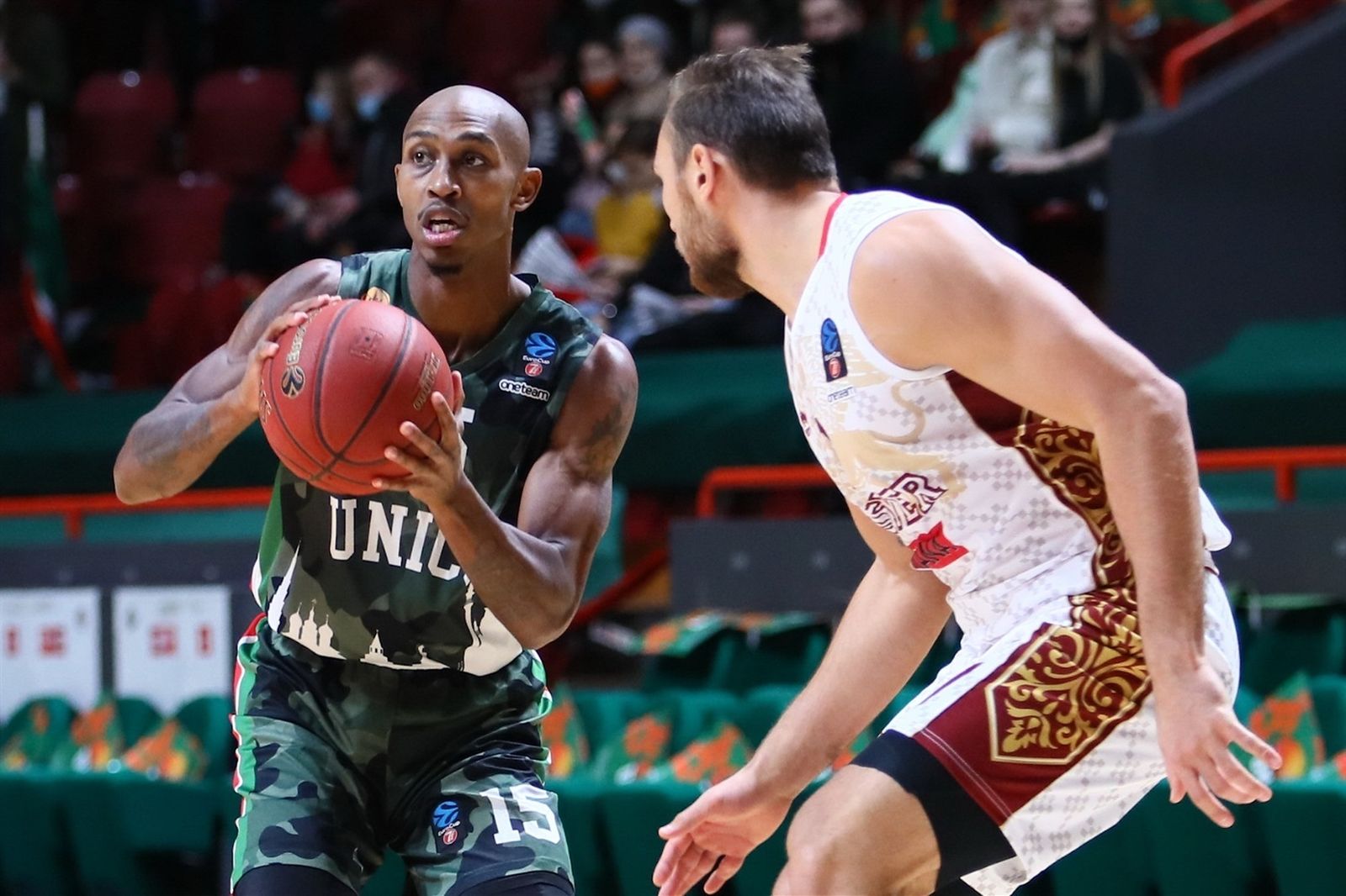 Jamar Smith, en el partido contra el Umana Reyer Venice.