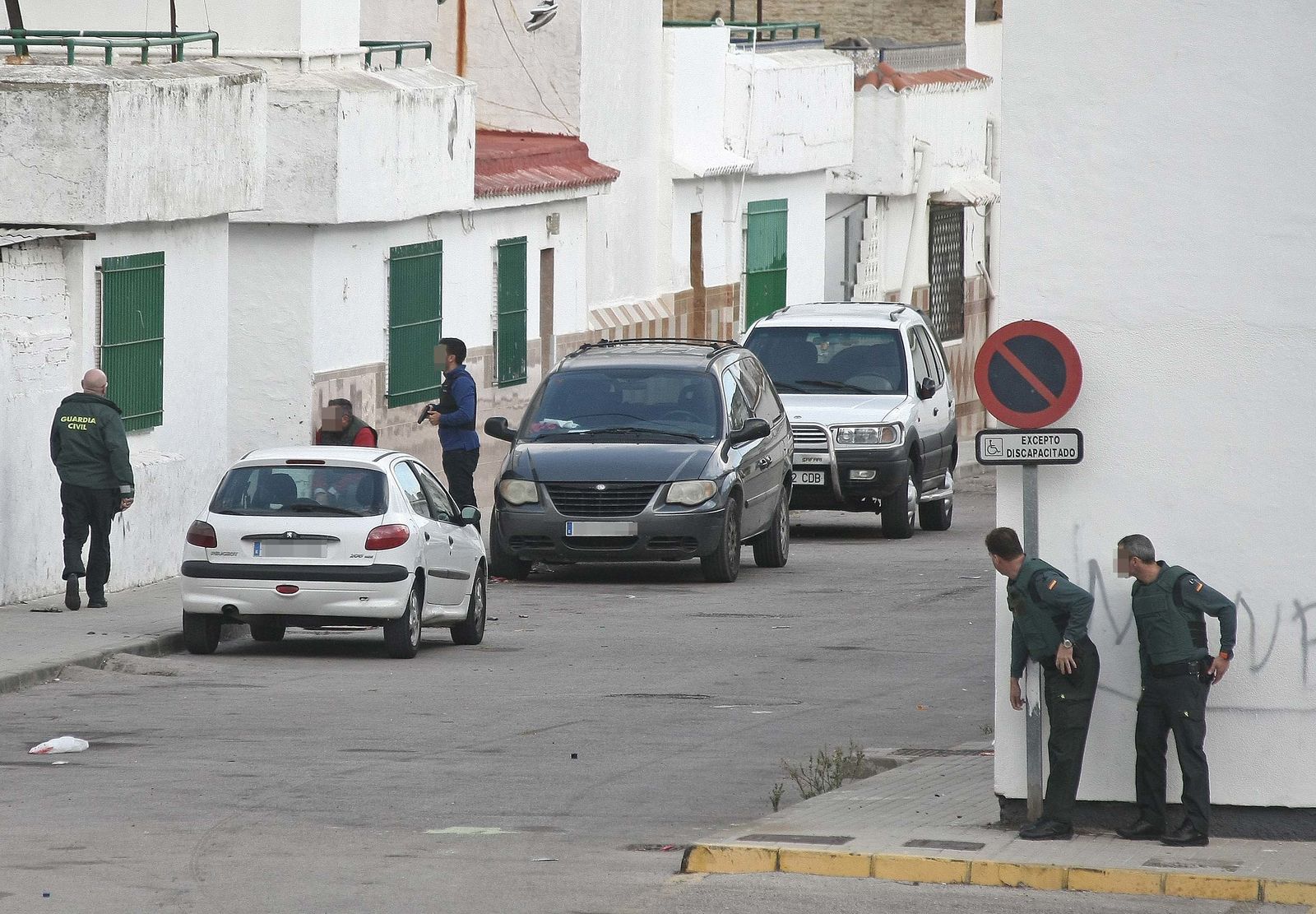Operación antidroga en la barriada de El Saladillo de Algeciras