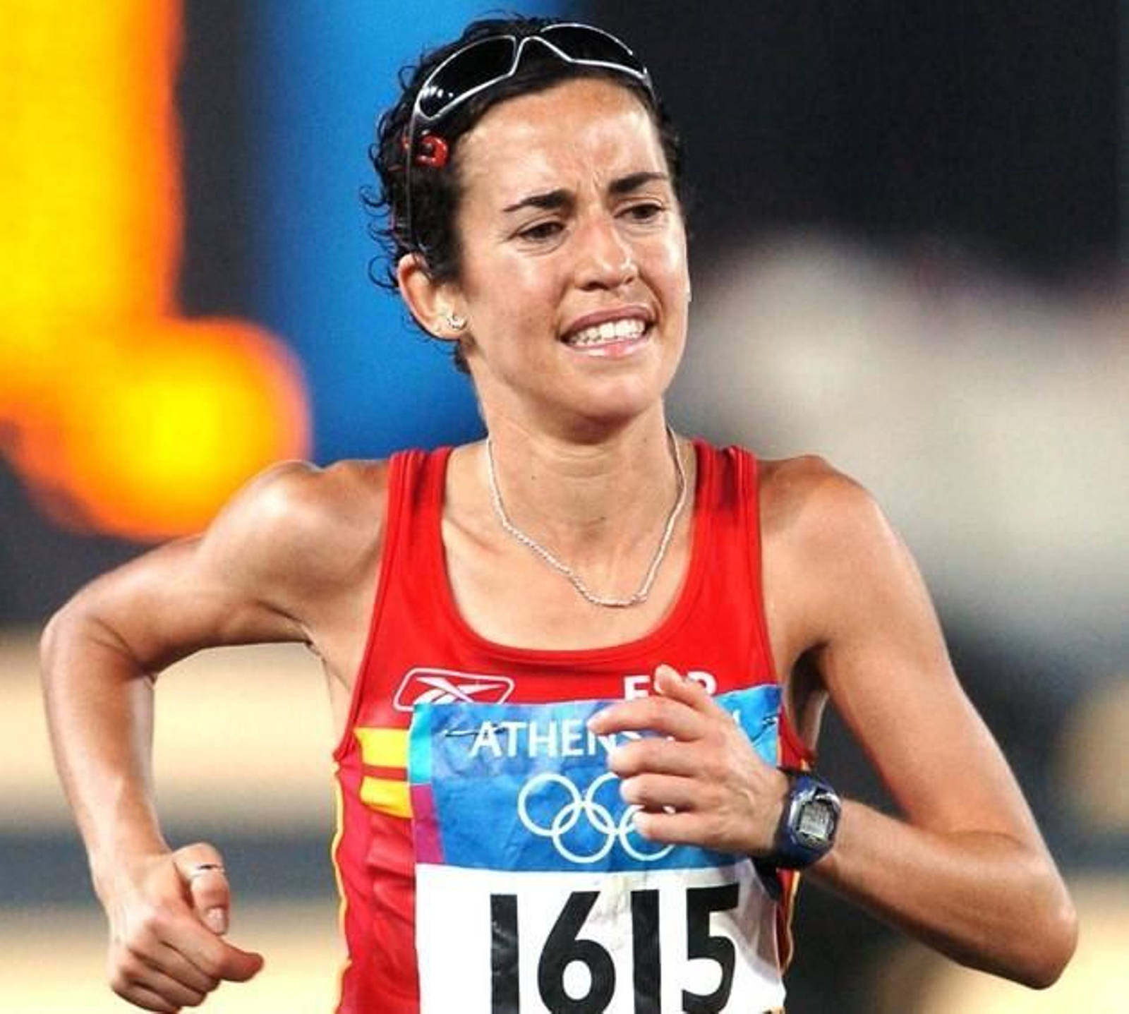 Lola Pulido, en la cita de Atenas 2004.