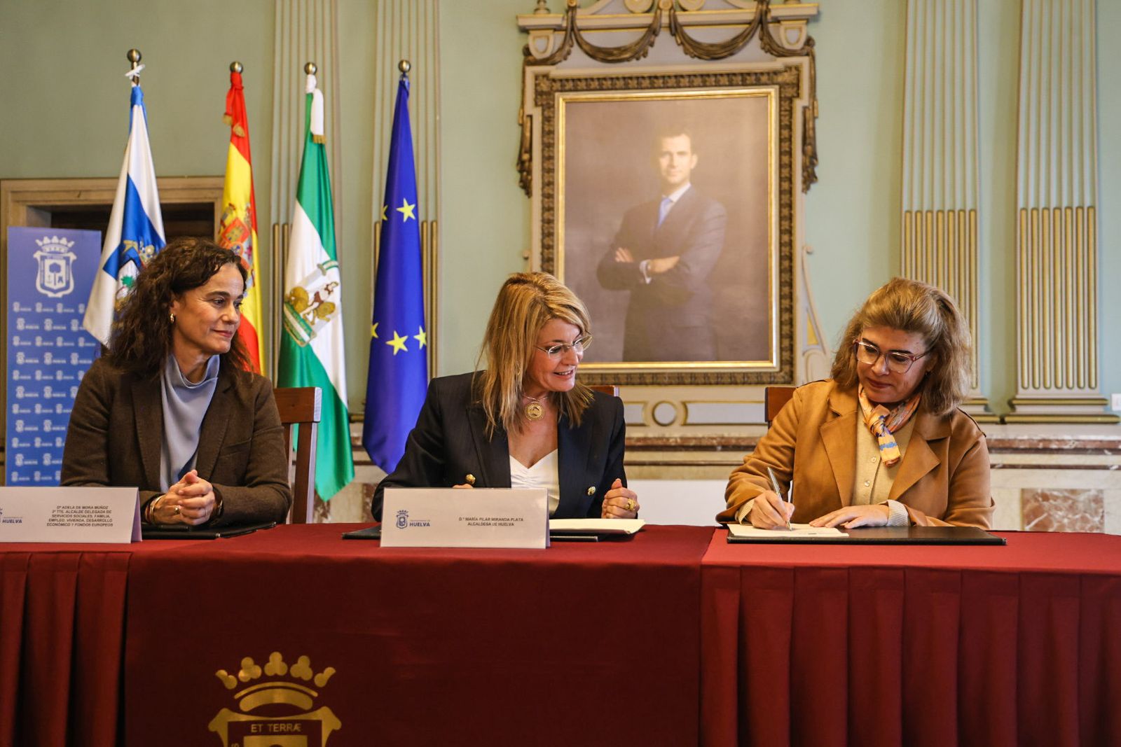 Fotografías del acuerdo de colaboración para la constitución de la Alianza Greener