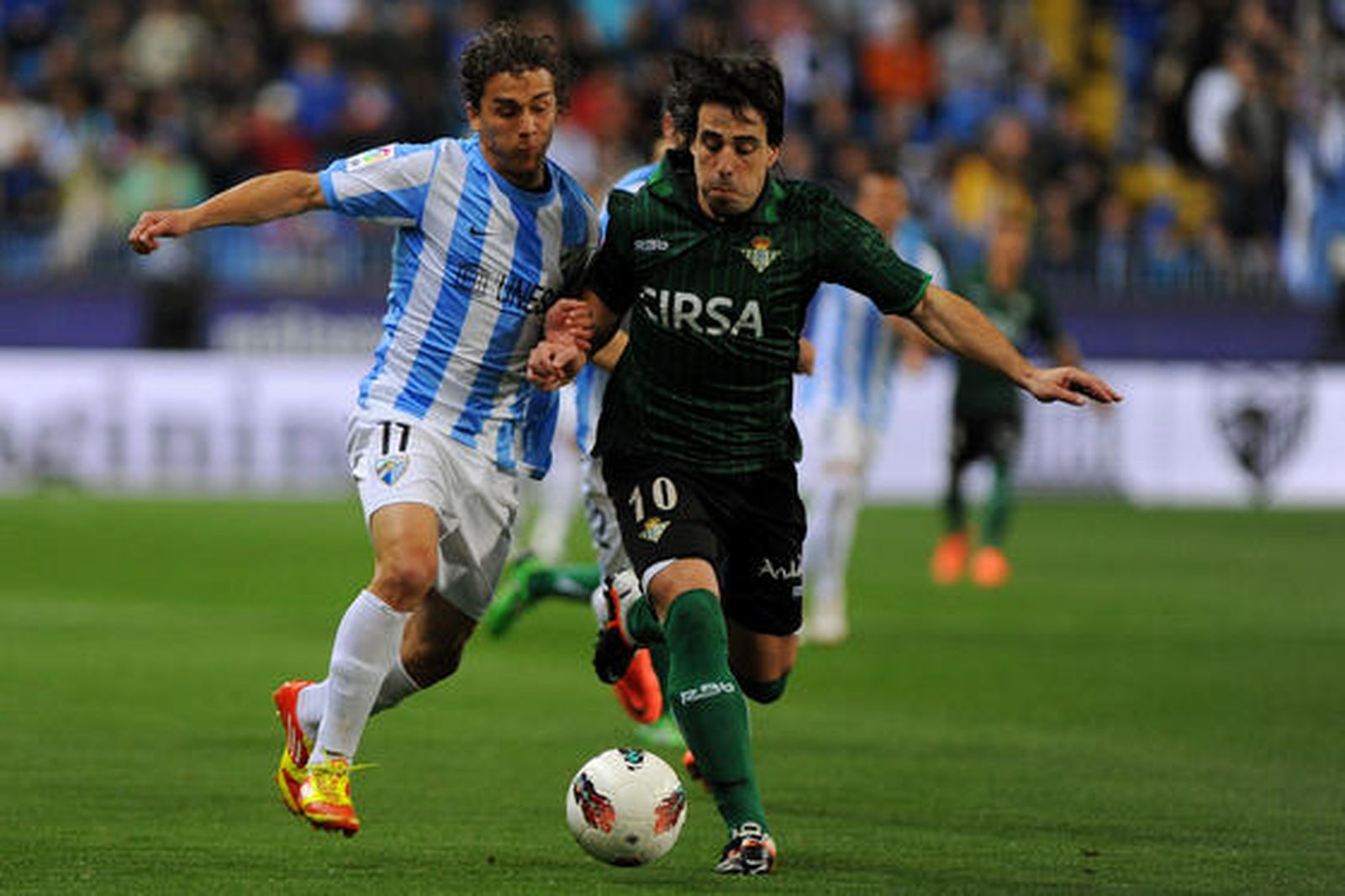 El Betis vence al Málaga en La Rosaleda (0-2). / AFP