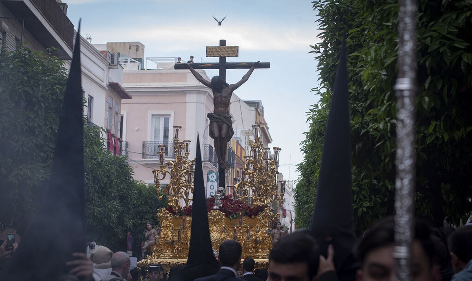 El Cristo de las Almas en su paso procesional