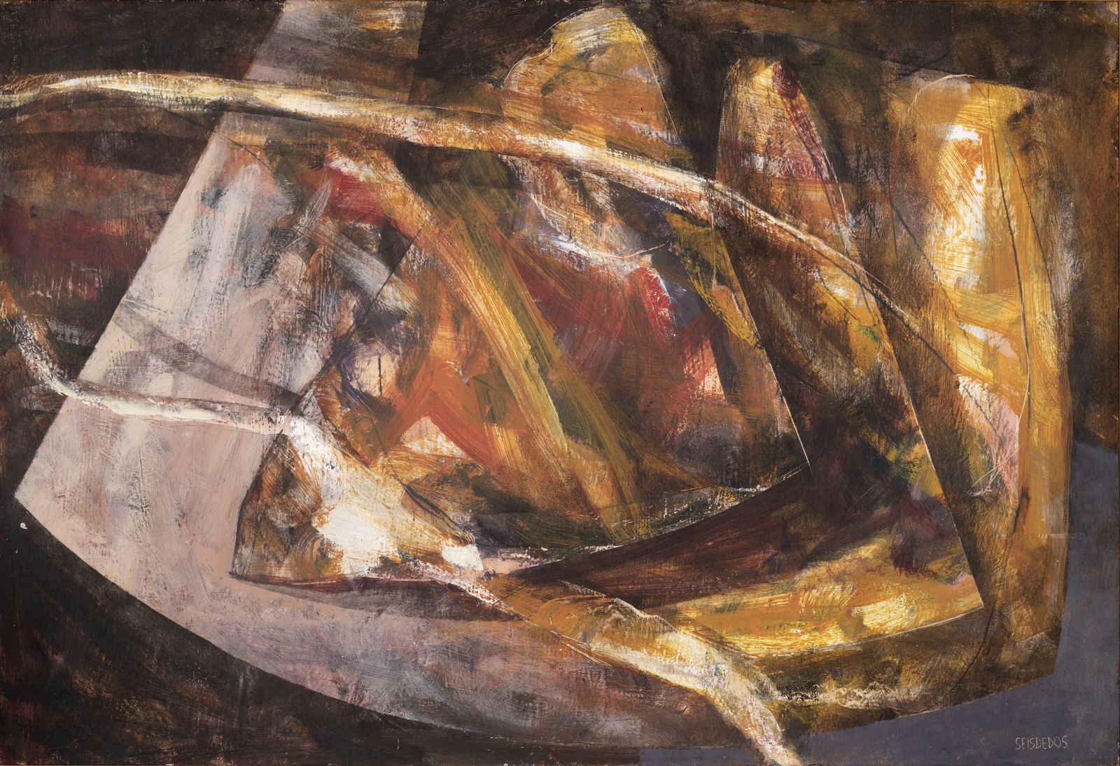 'Formas', de Juan Manuel Seisdedos, una de las obras donadas por Cepsa