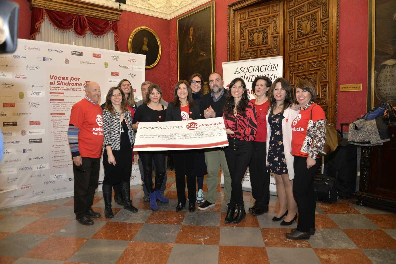 Acto de entrega del cheque