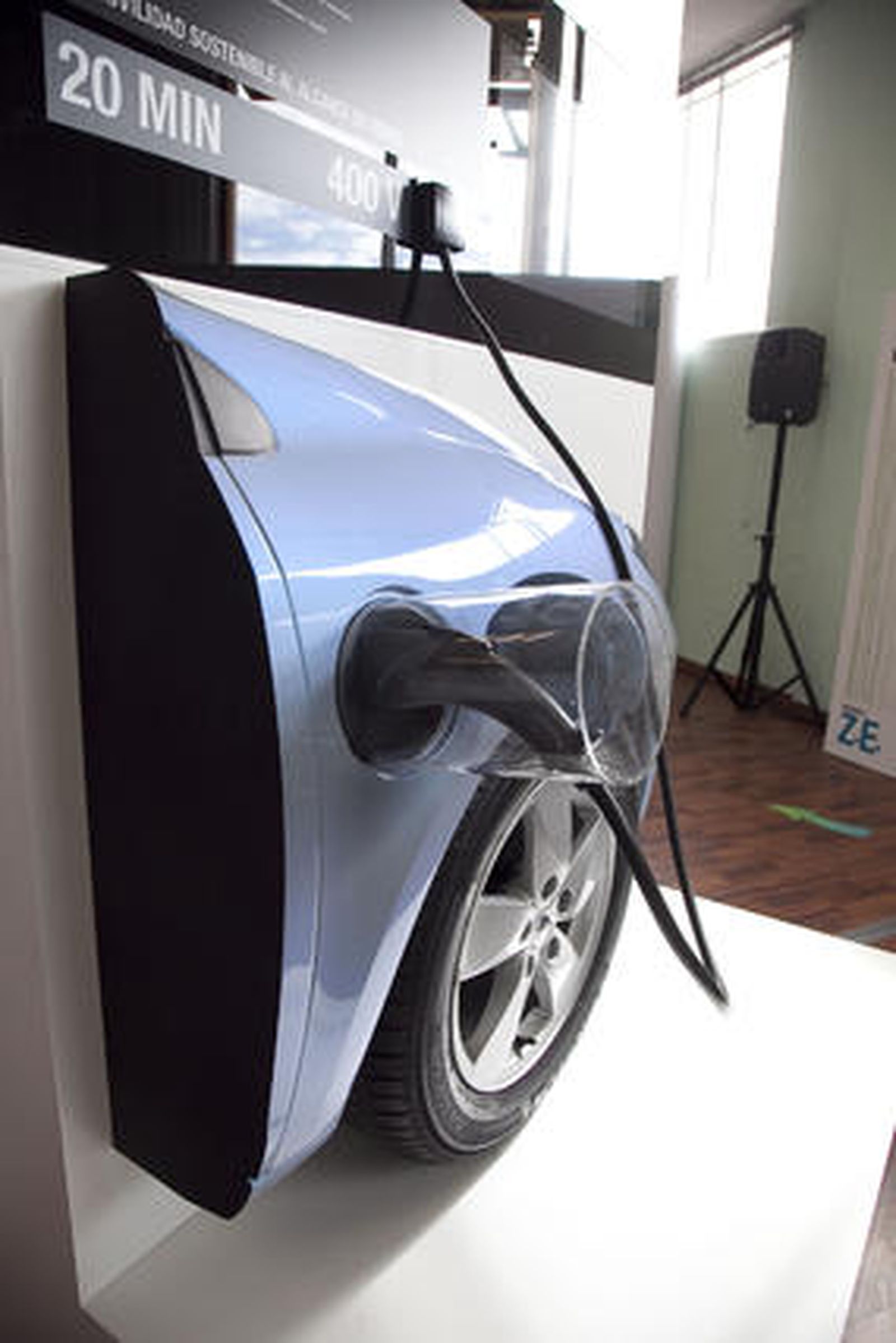 Modelo del coche eléctrico de Renault.  Foto: Jaime Martínez