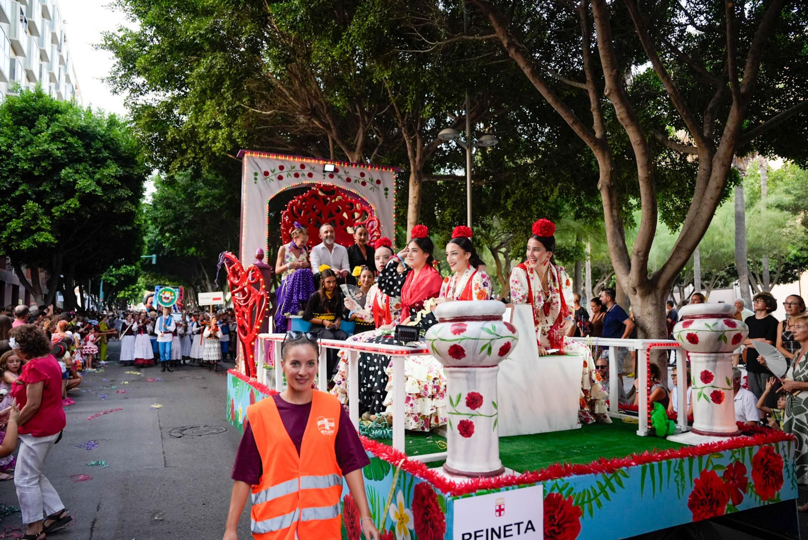 Así se ha vivido la Batalla de Flores en la Feria de Almería