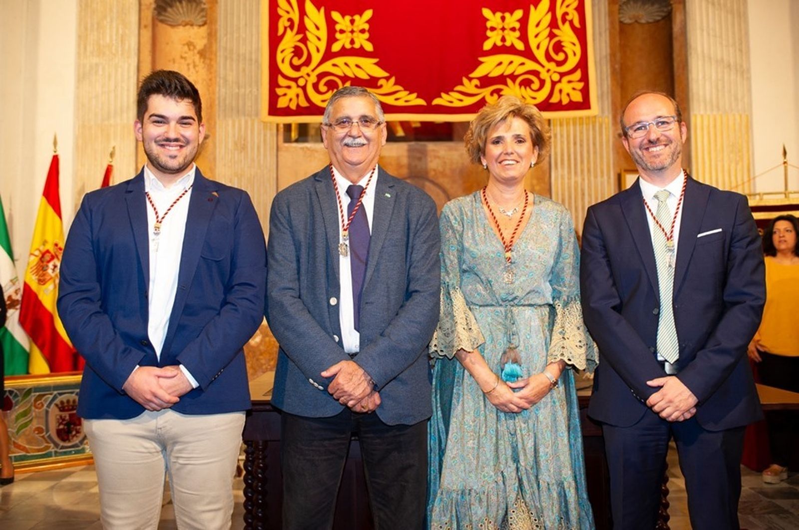 Alfredo Fernández, Fernando Boy, Victoria Pérez y Manuel Izco.