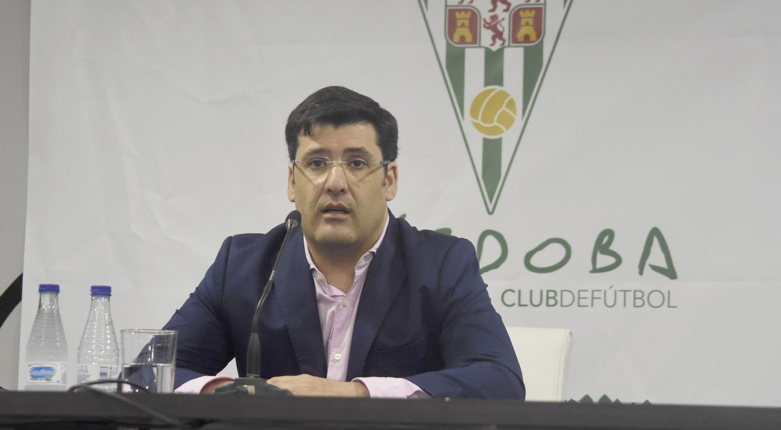 Jesús León, durante su etapa como presidente del Córdoba CF.