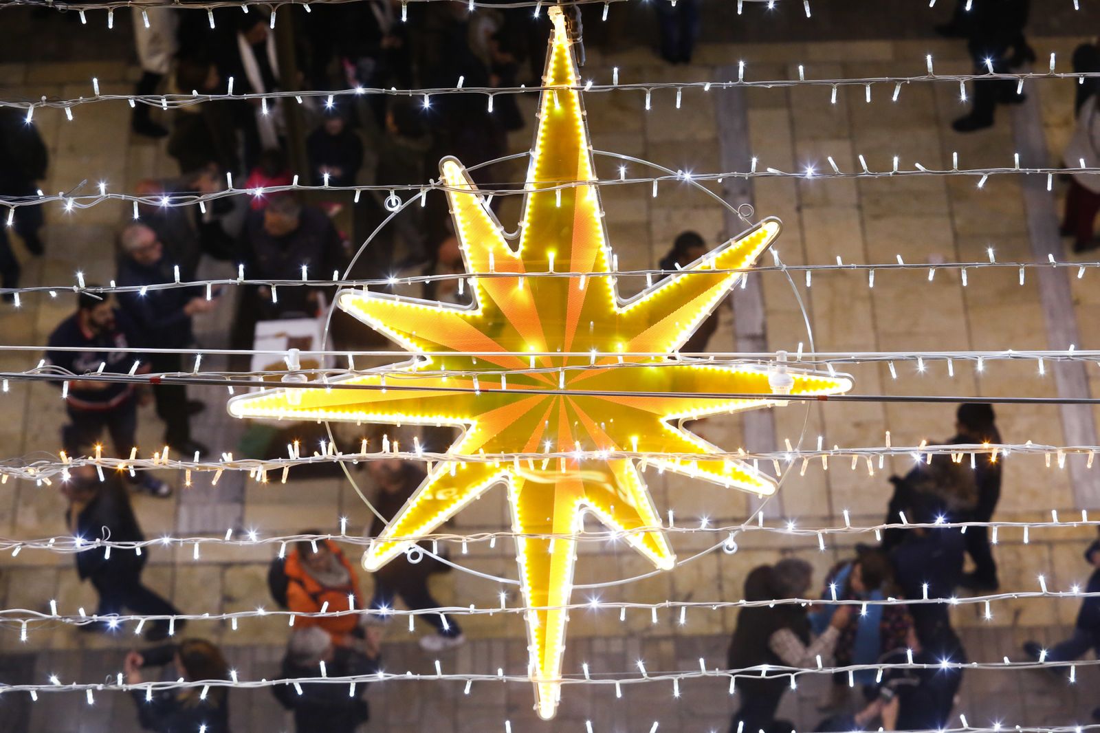 Encendido del alumbrado de Navidad en Málaga