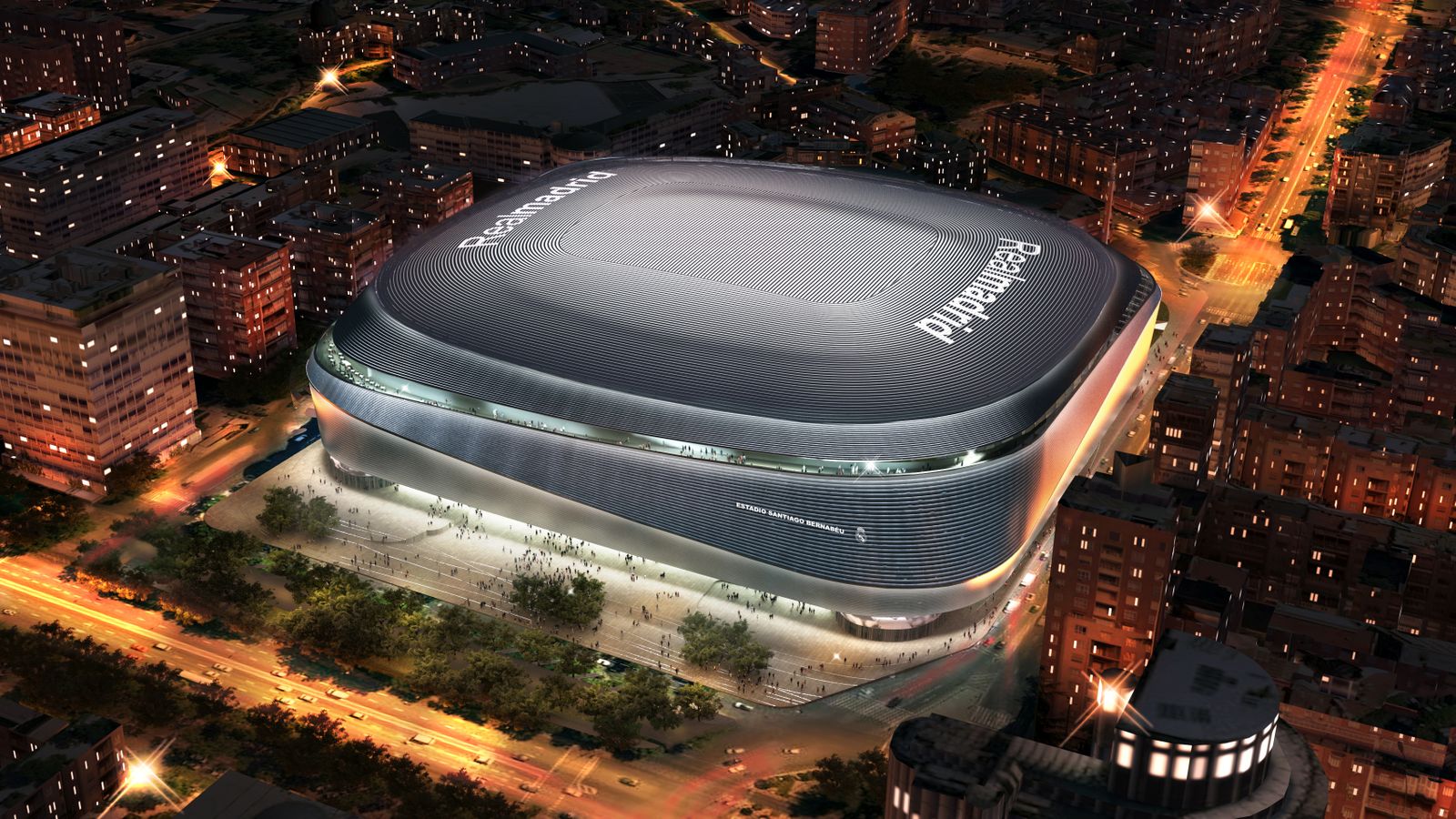 Así será la cubierta del Santiago Bernabéu con acero de Acerinox