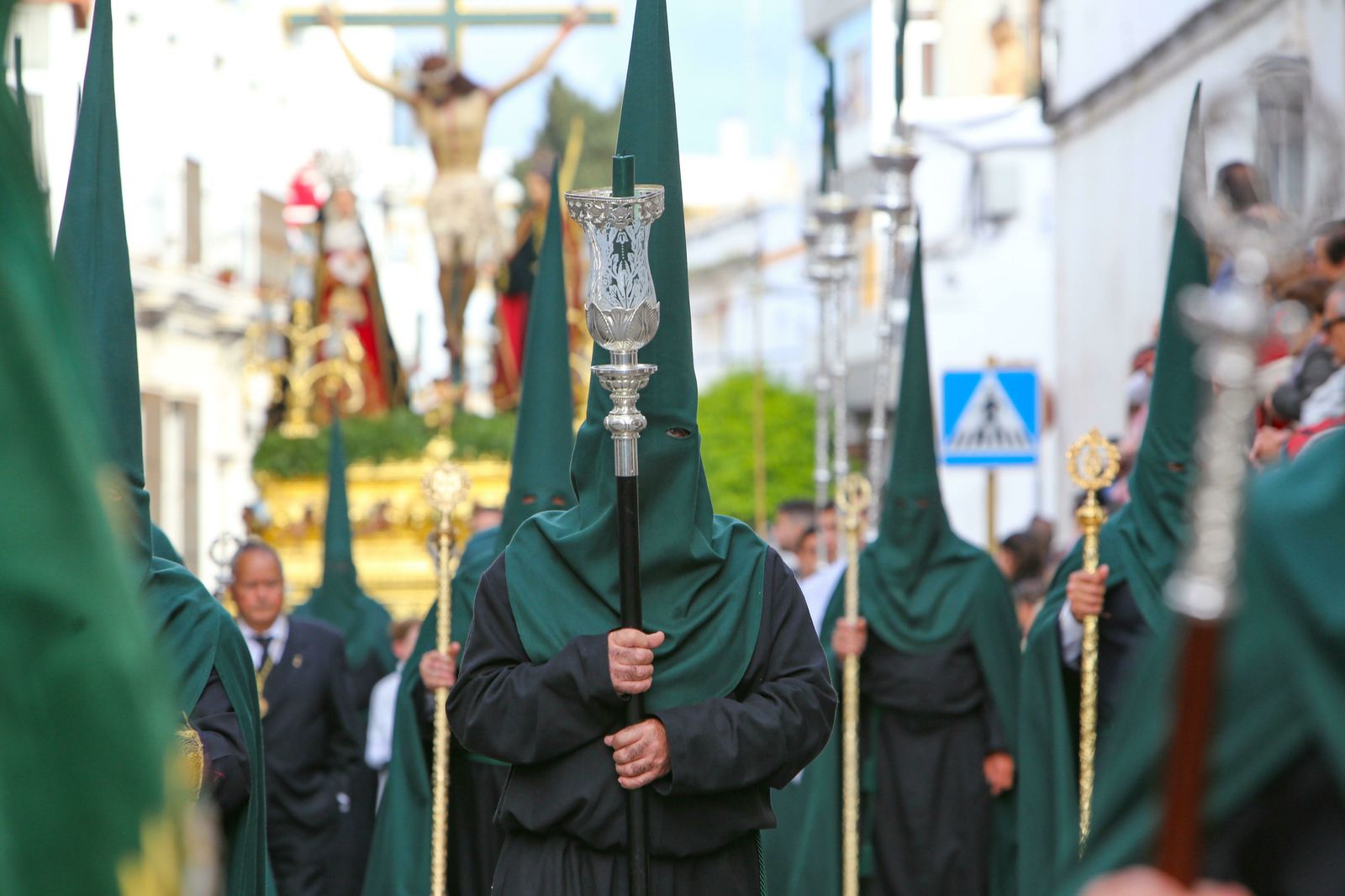Imágenes de la salida procesional de Vera Cruz