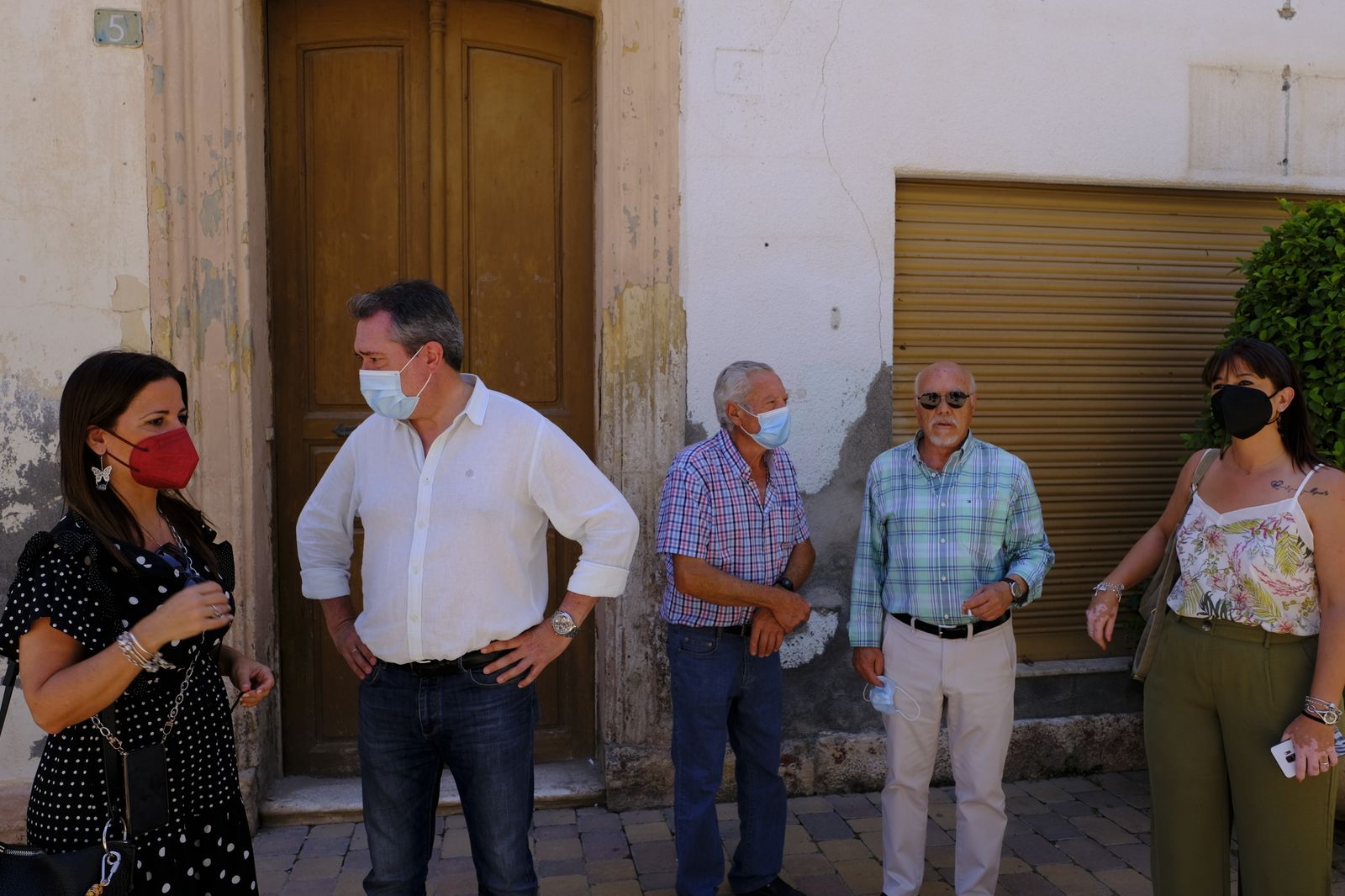 Juan Espadas, candidato a las primarias del PSOE, en Alhama y Bentarique. Almería