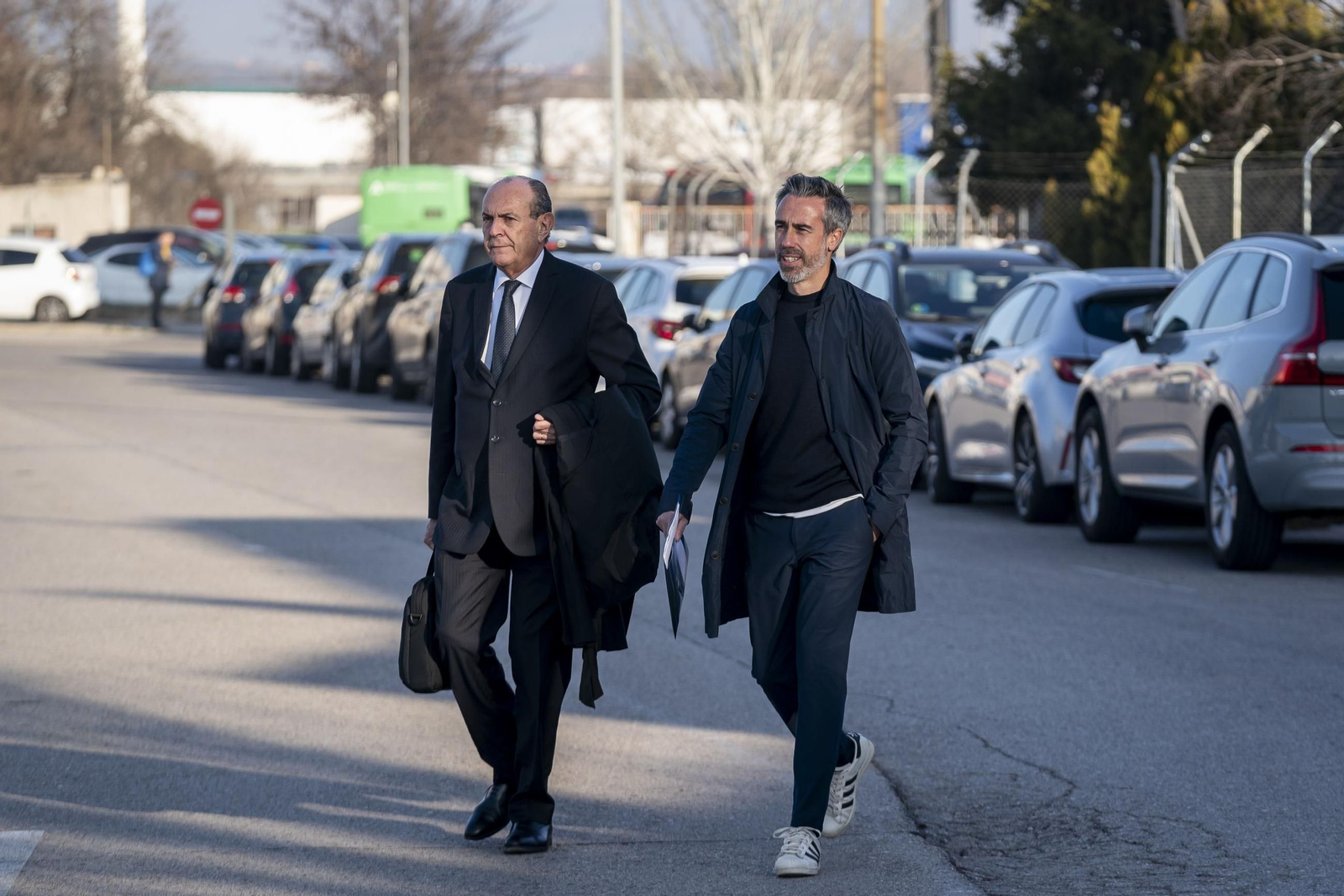 Las fotos del día de la declaración de Rubiales en el juicio