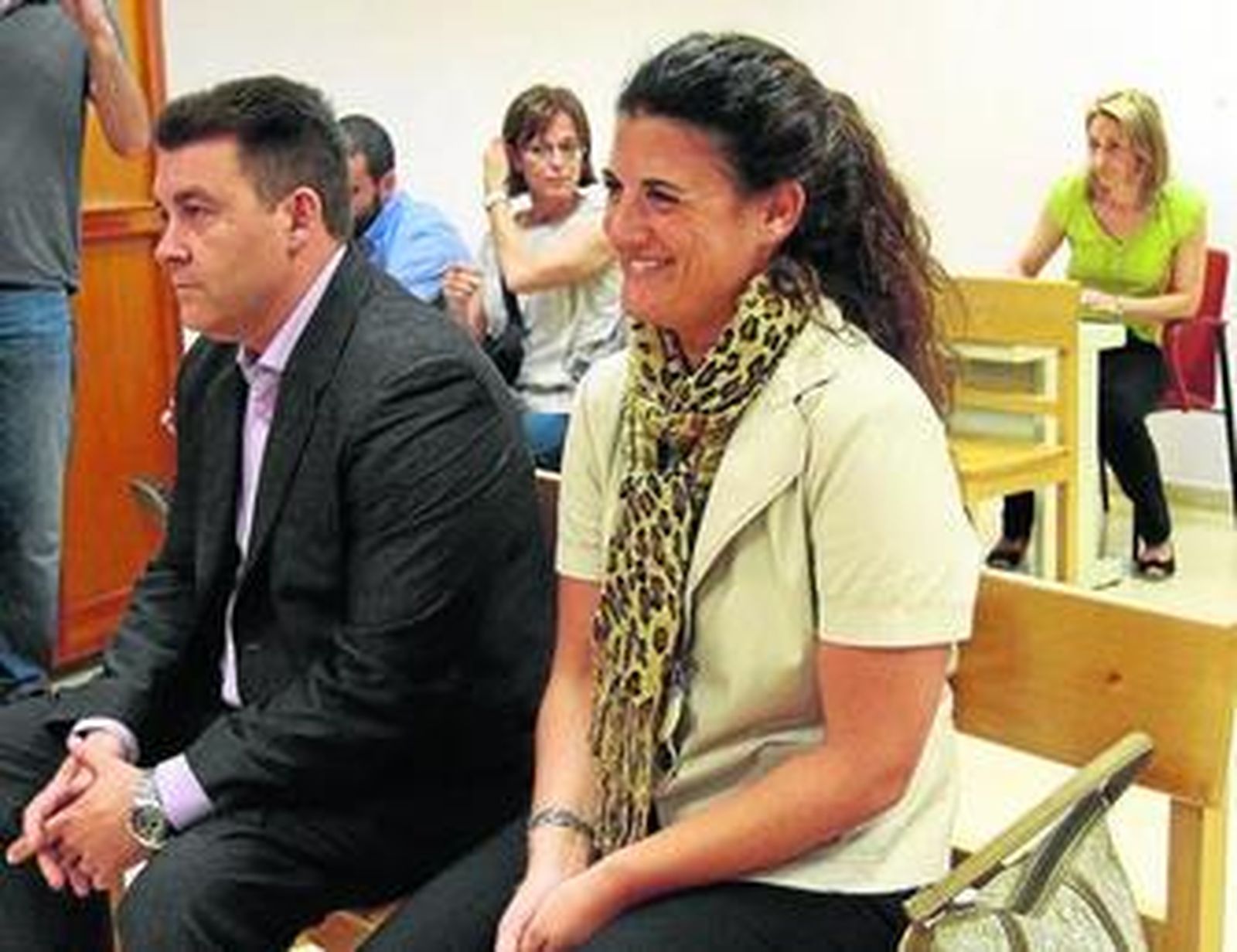 La procesada, durante el juicio que se celebró en junio del año pasado en La Caleta.