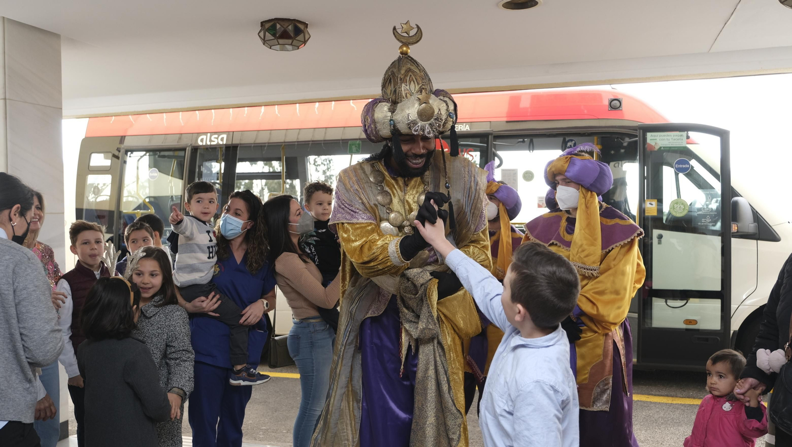 Los Reyes Magos en la Residencia Santa Teresa Jornet