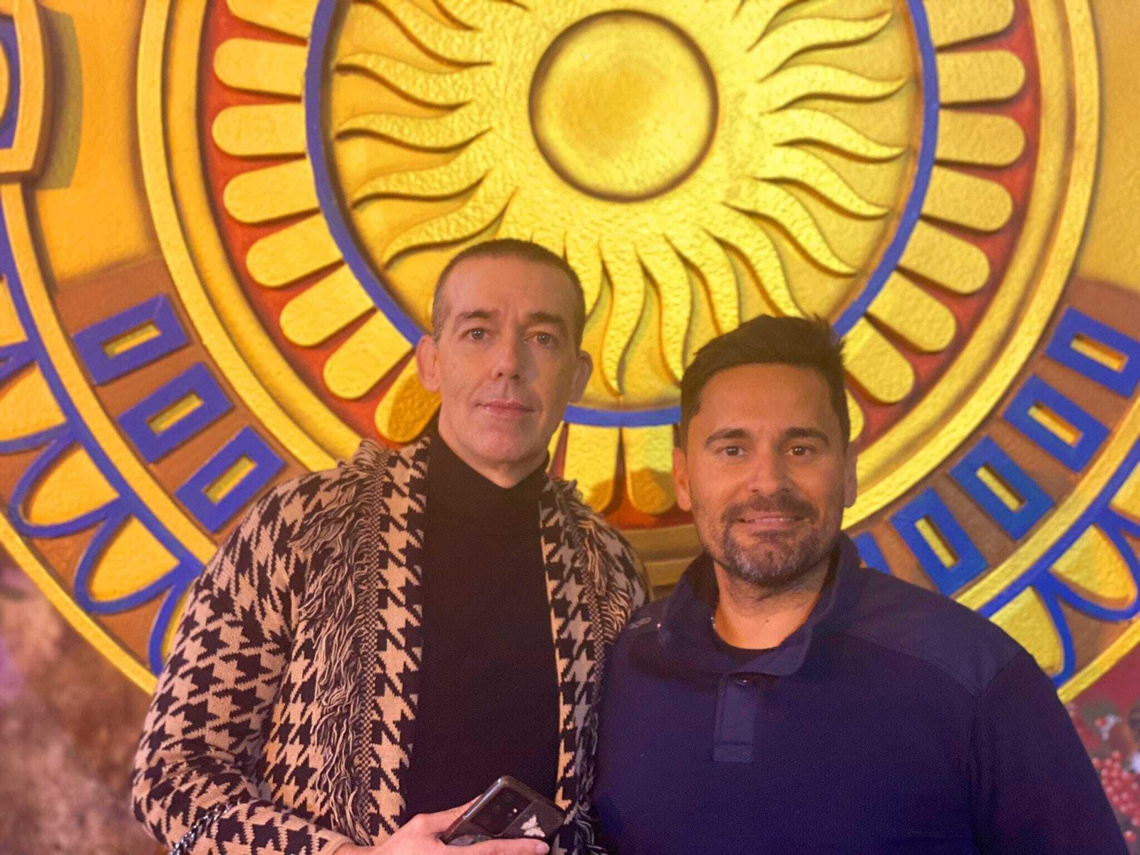 Francisco Javier Caro Cordero, junto al concejal de Fiestas. Francisco Javier Caro Cordero, junto al concejal de Fiestas.